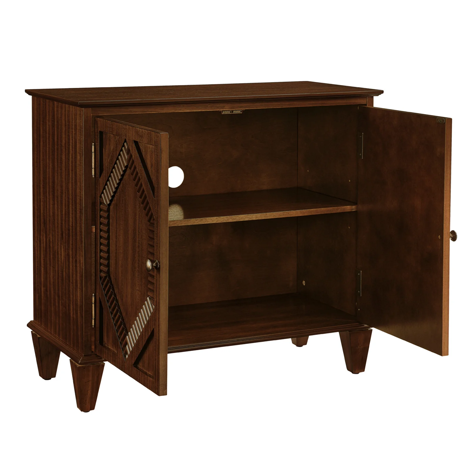 65.2' Mid Century Modern Geometric Accent Cabinet with Storage - Image 12