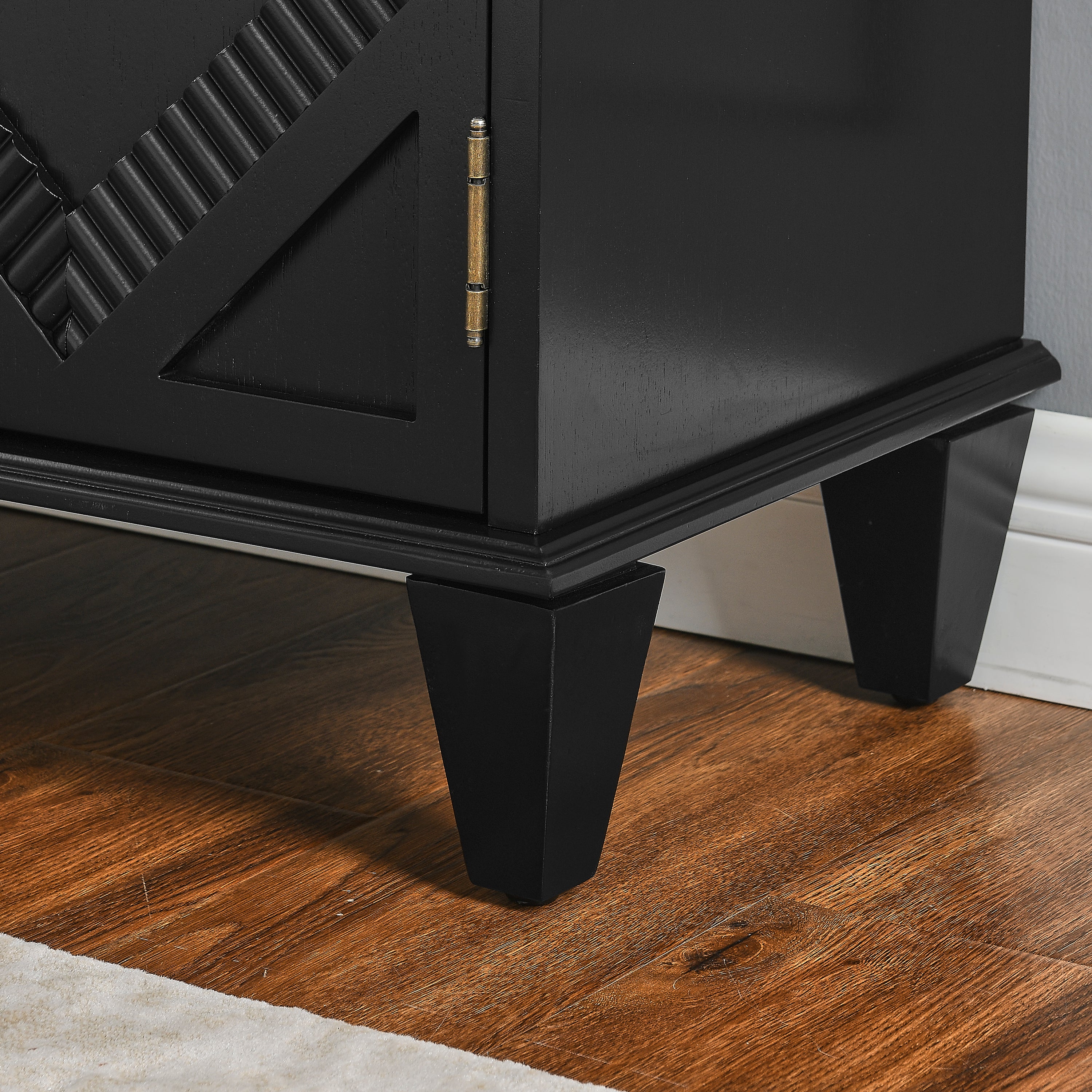 65.2' Mid Century Modern Geometric Accent Cabinet with Storage - Image 20