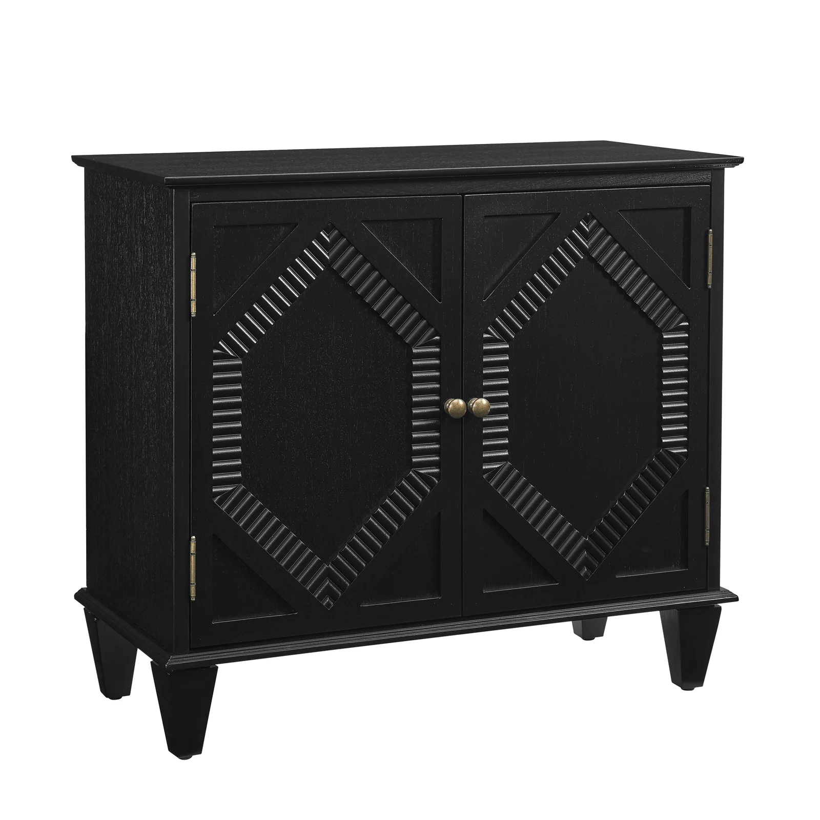 65.2' Mid Century Modern Geometric Accent Cabinet with Storage - Image 22