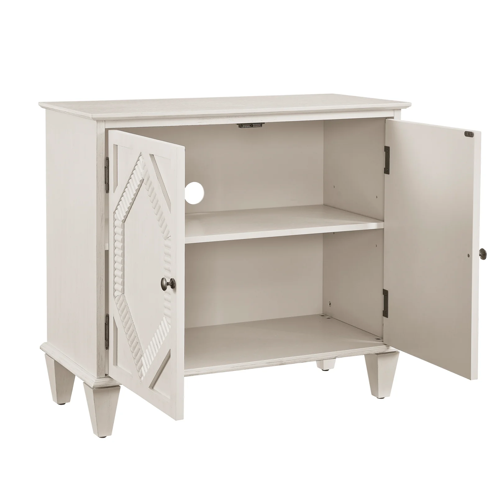 65.2' Mid Century Modern Geometric Accent Cabinet with Storage - Image 36