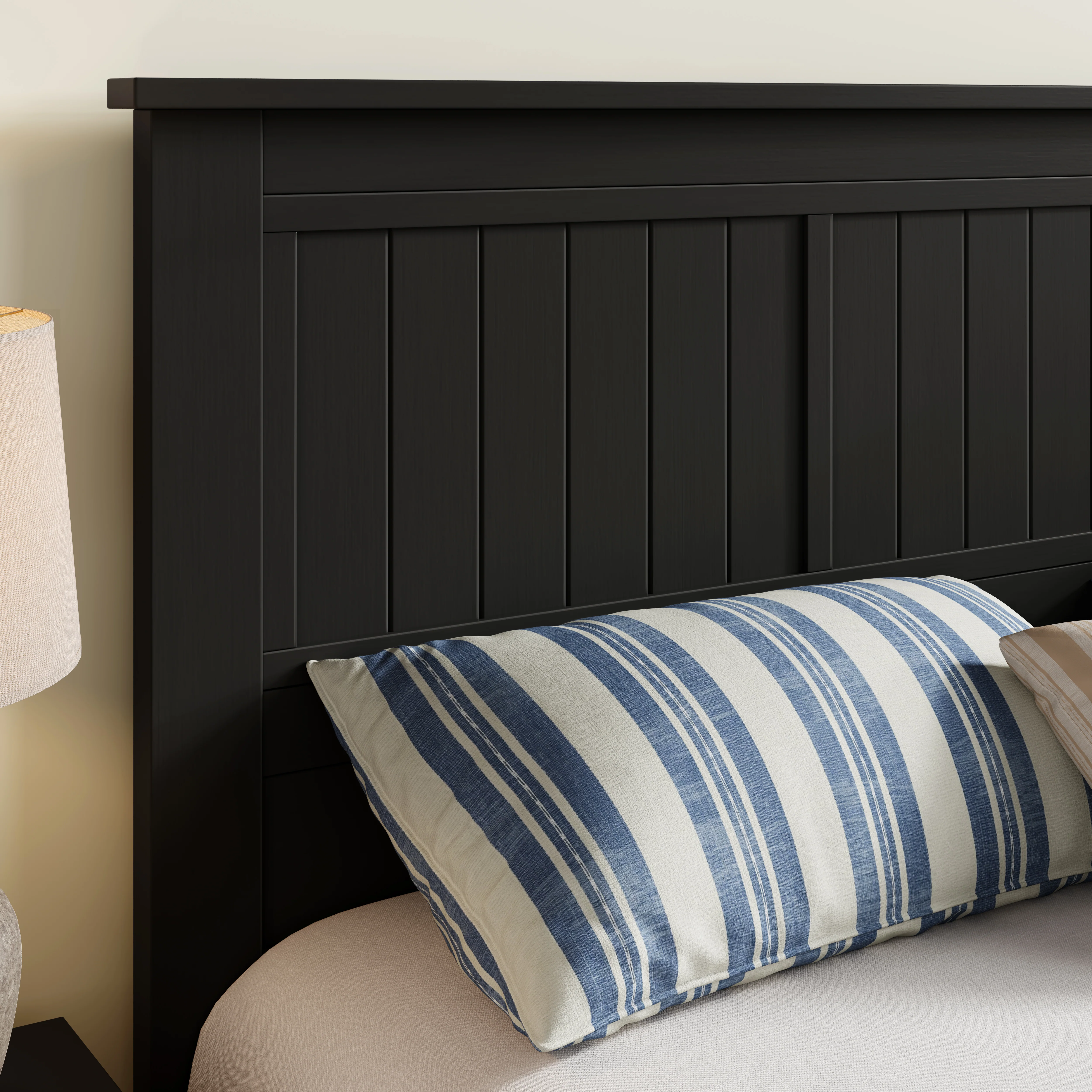 Wilton Window Pane Wood Panel Headboard - Image 11