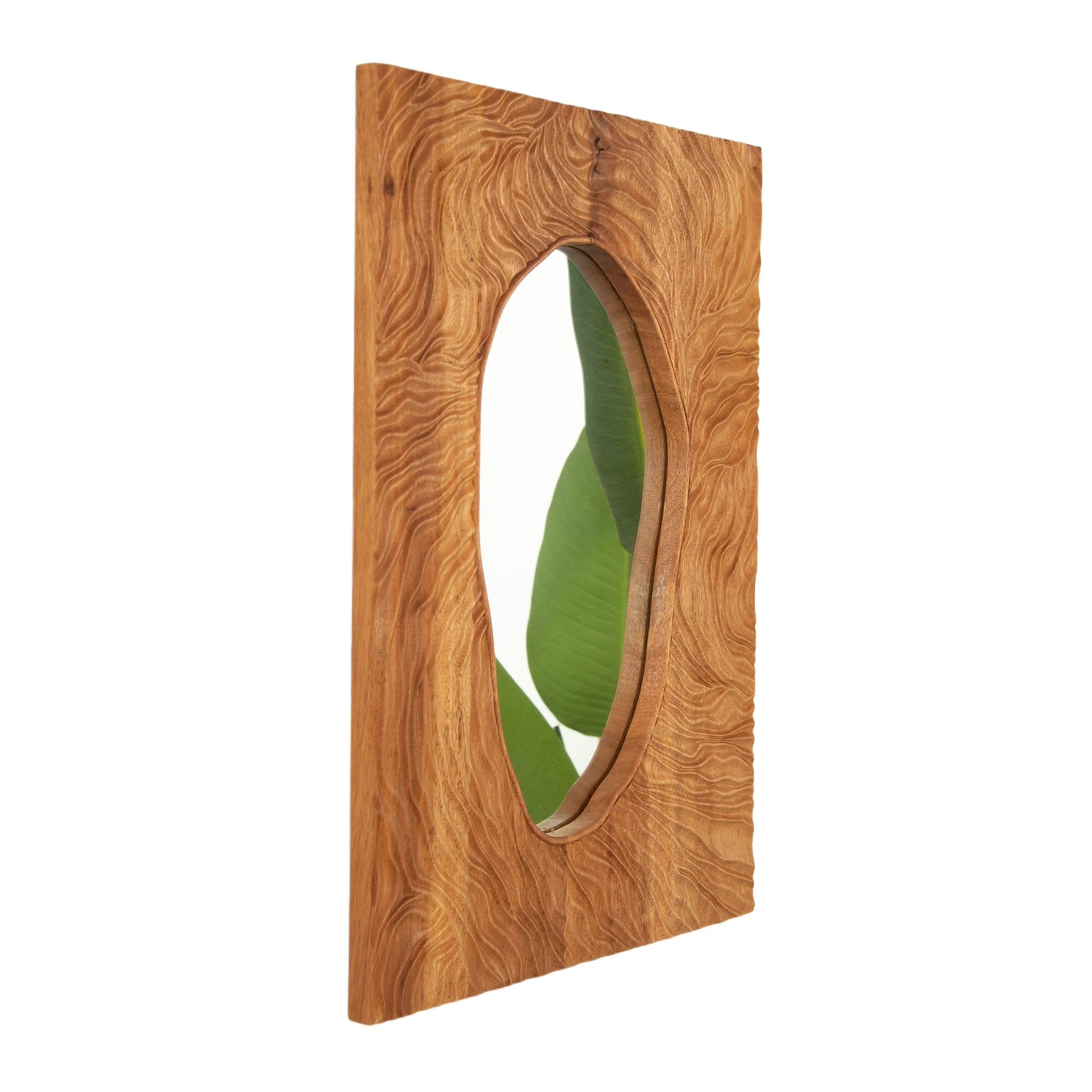 20'' Solid Rosewood Decorative Mirror - Image 3