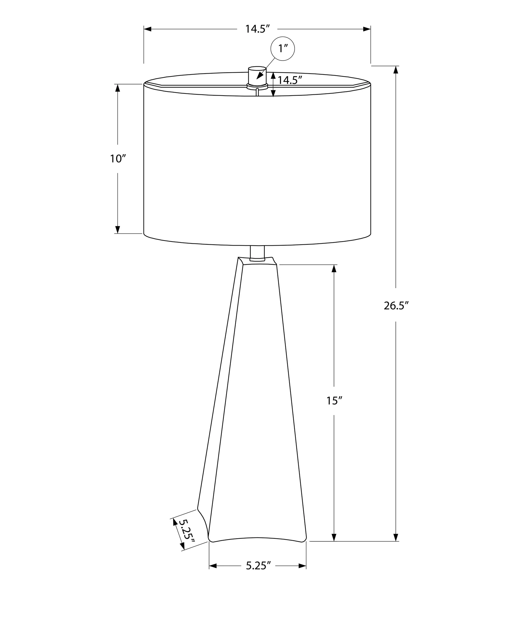 Hawthorne Resin Table Lamp - Image 5