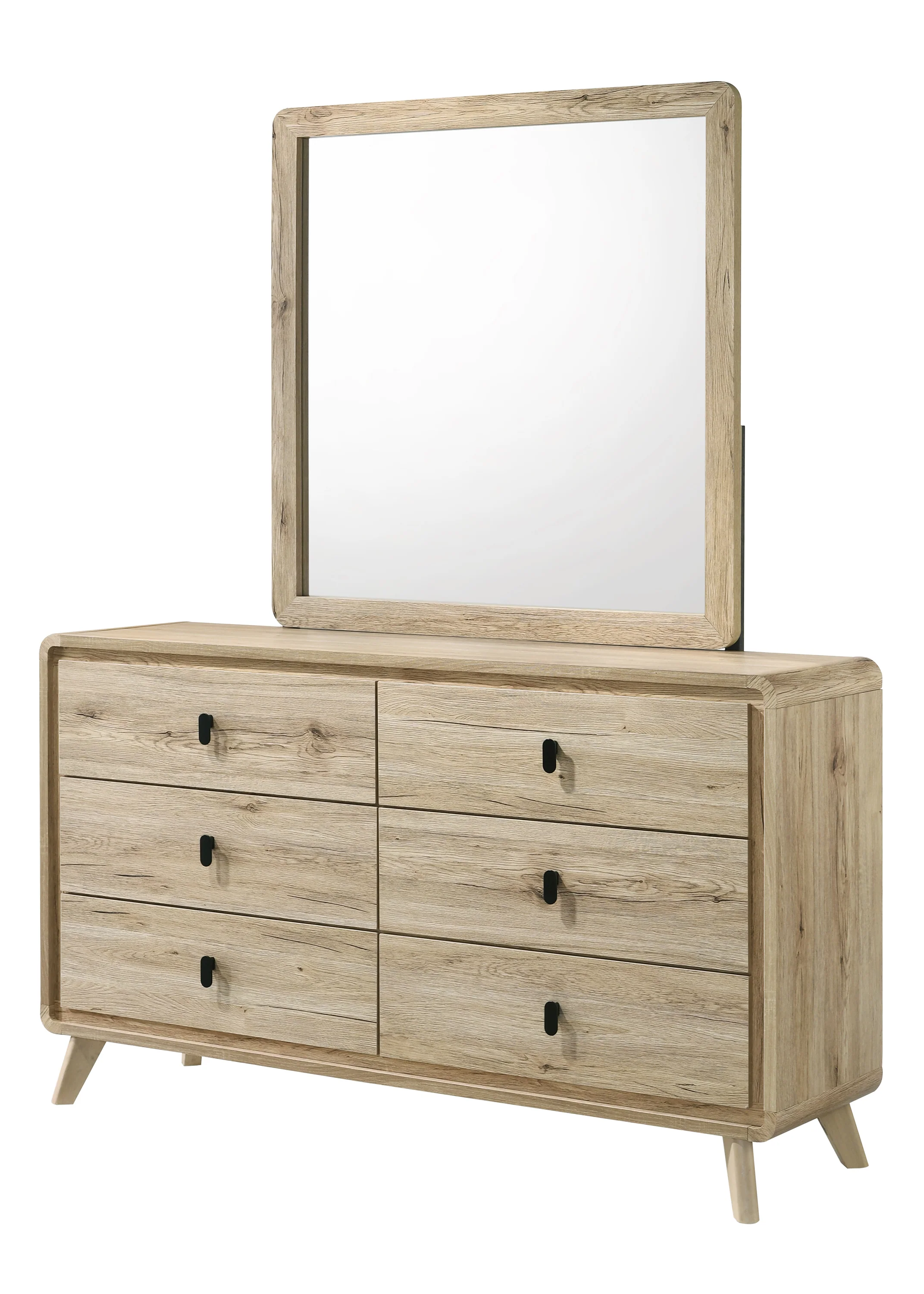 Mid-Century Modern 6-Drawer Dresser - Image 10