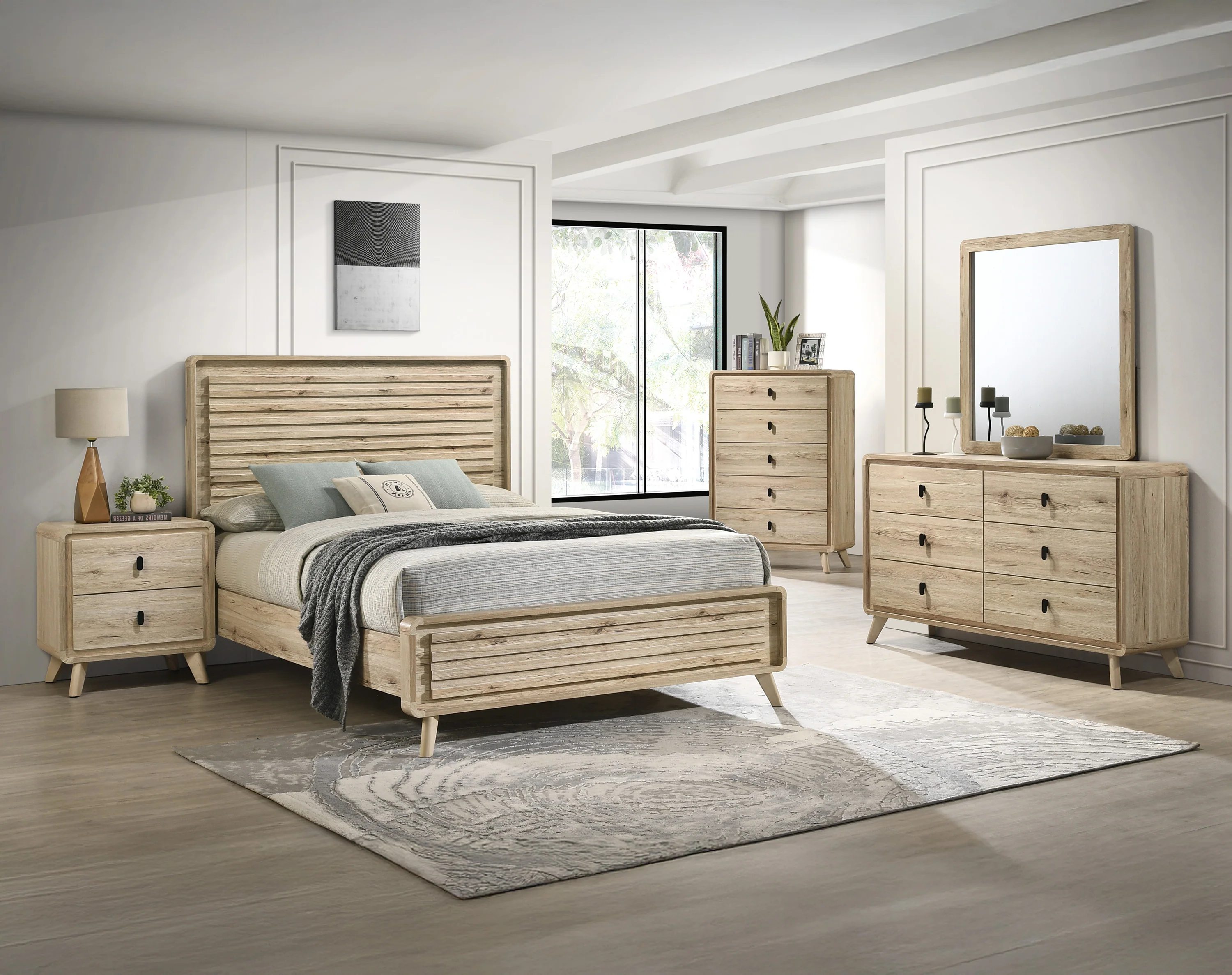 Mid-Century Modern 6-Drawer Dresser - Image 12