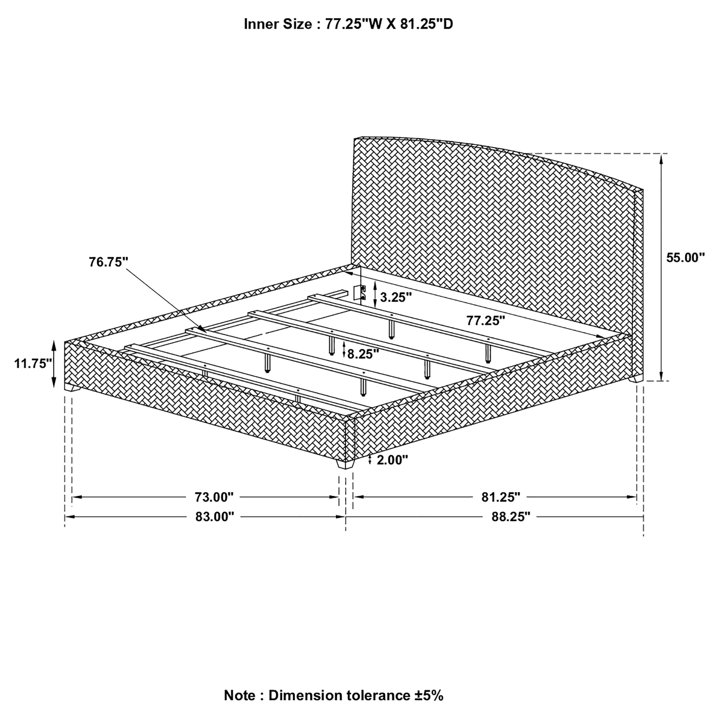 Holden Natural Woven Bed - Image 16
