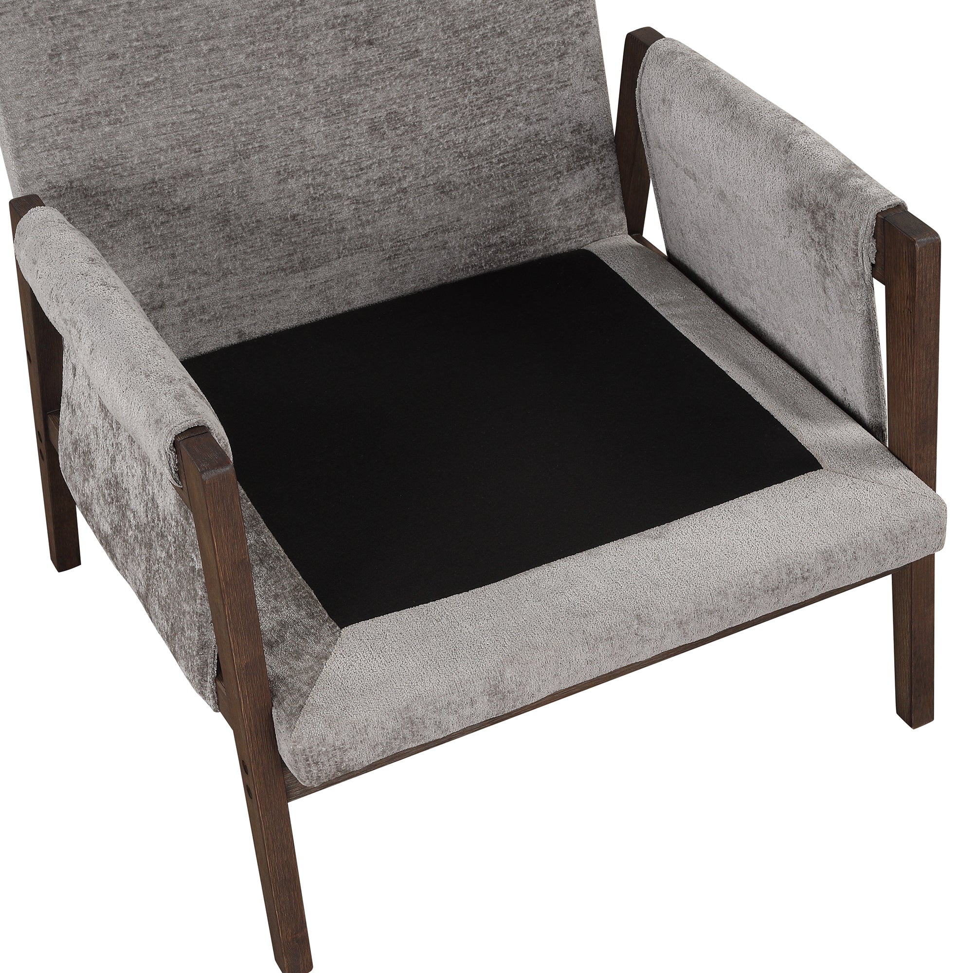 Kelly Mid-Century Modern Velvet Accent Armchair - Image 7