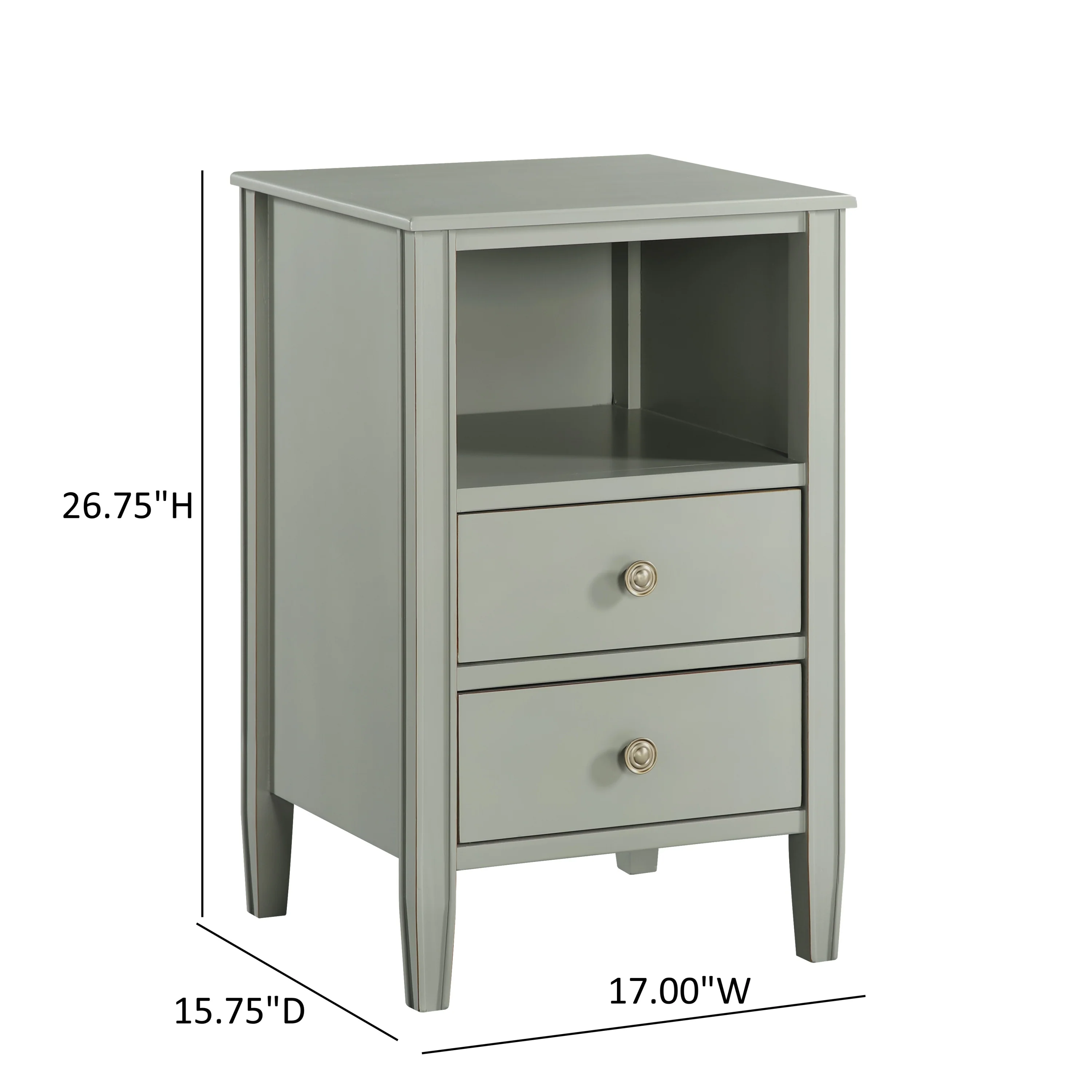 Winston 2-Drawer Storage Nightstand - Image 23