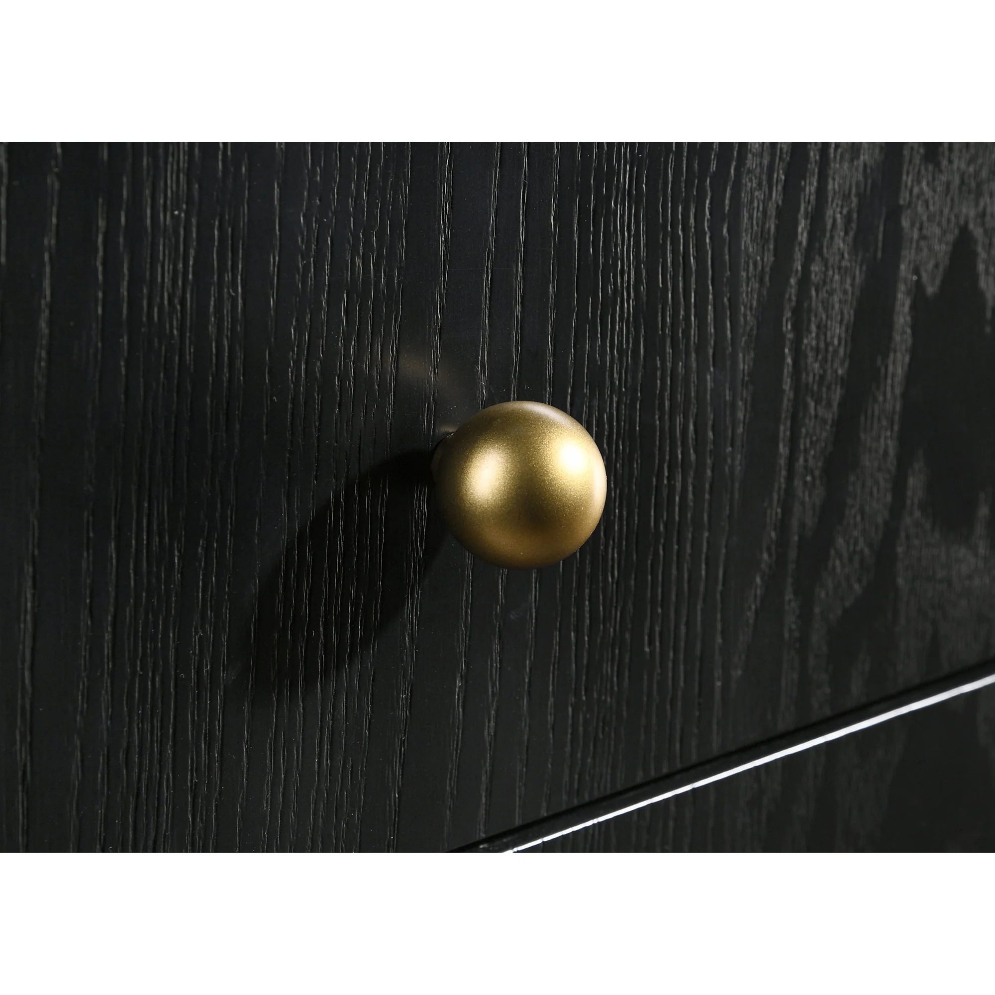 Anser Black 5-Drawer Chest - Image 10