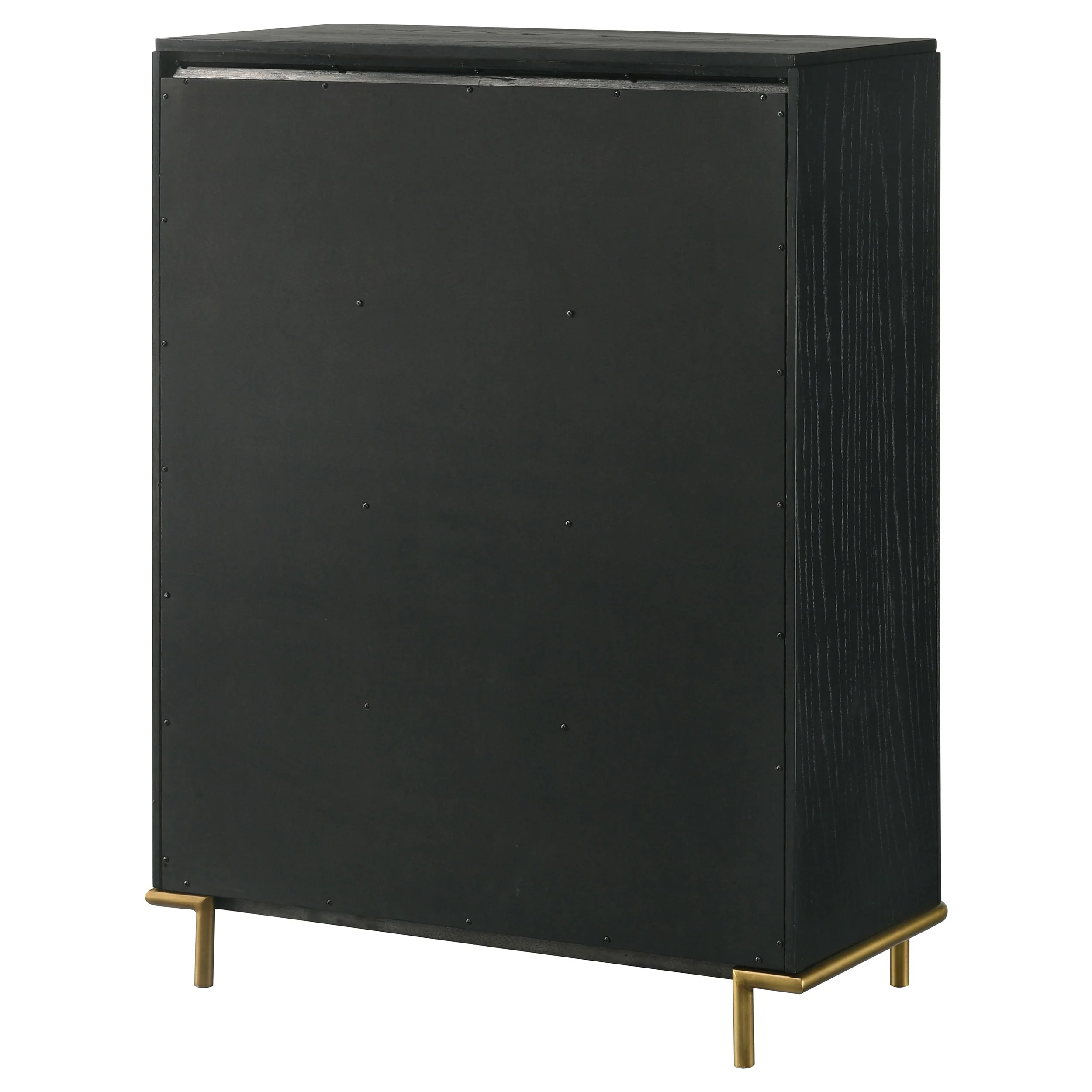 Anser Black 5-Drawer Chest - Image 25