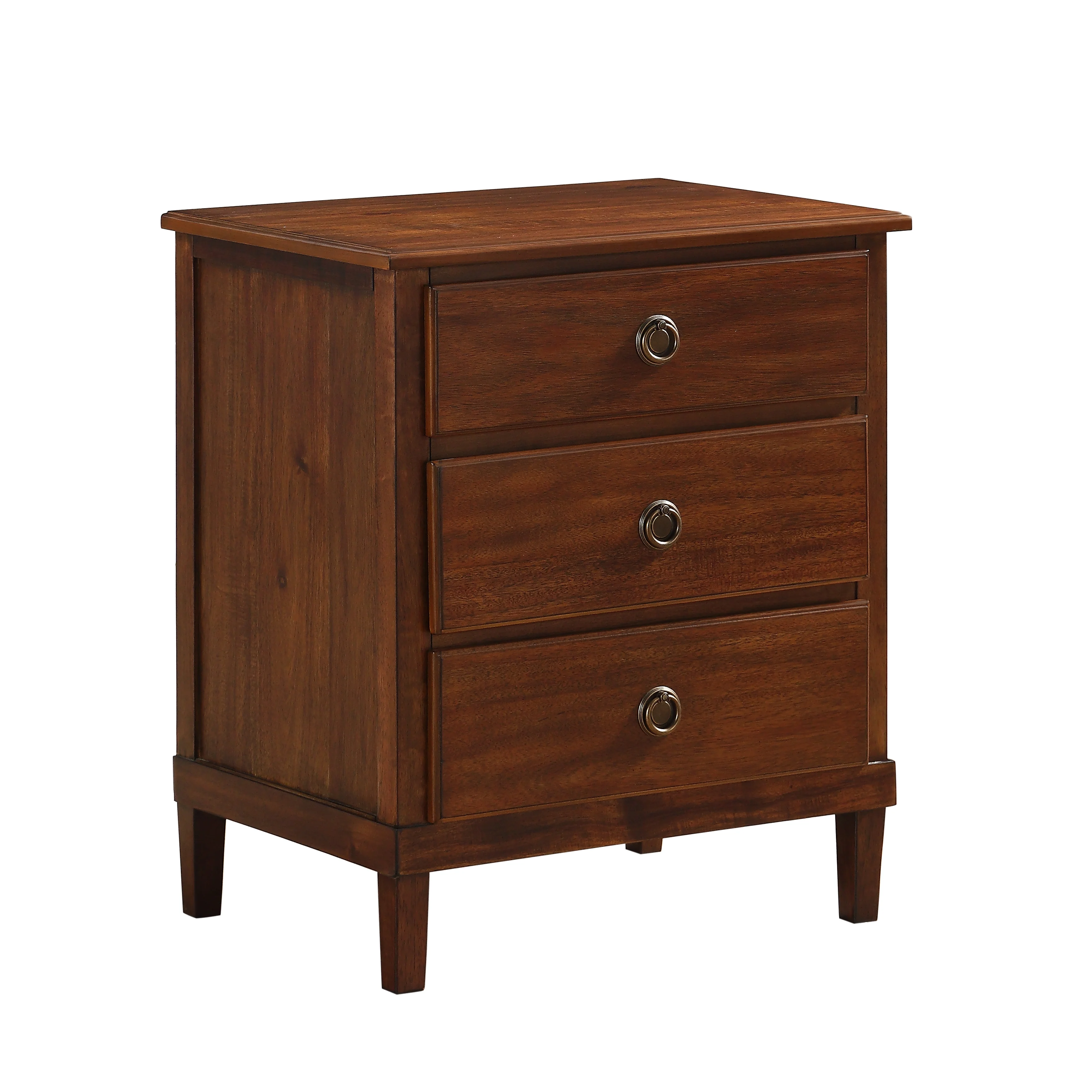 Chamberlin Brown 3-Drawer Nightstand - Image 14
