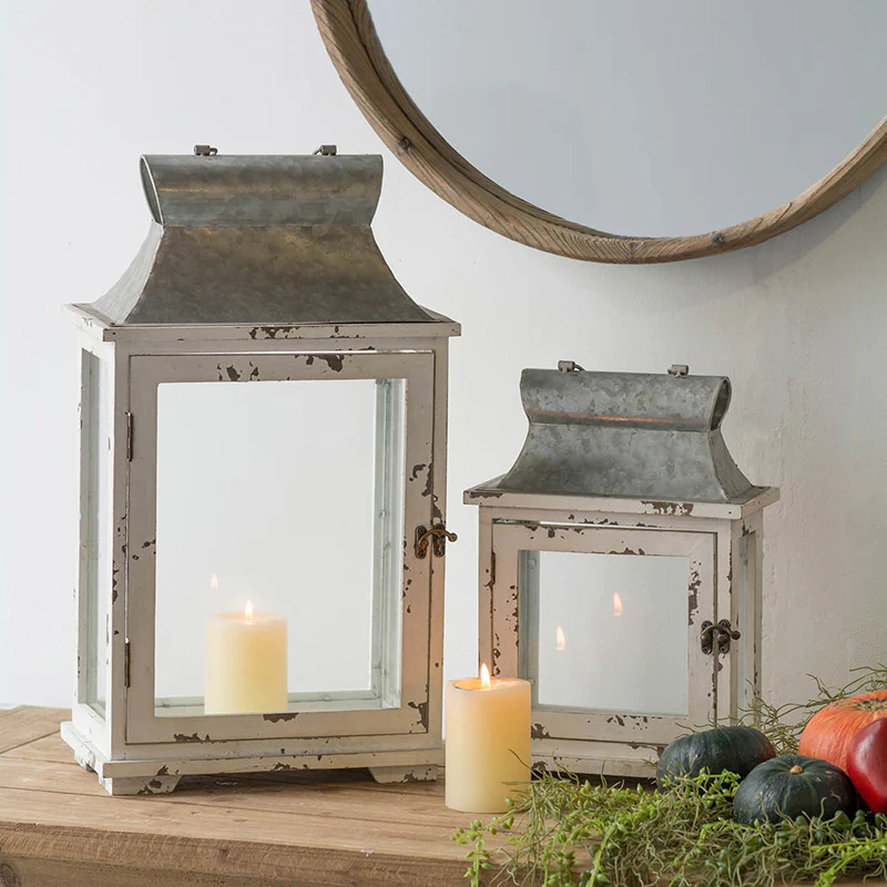 Glenn Wooden Candle Lantern - Image 5
