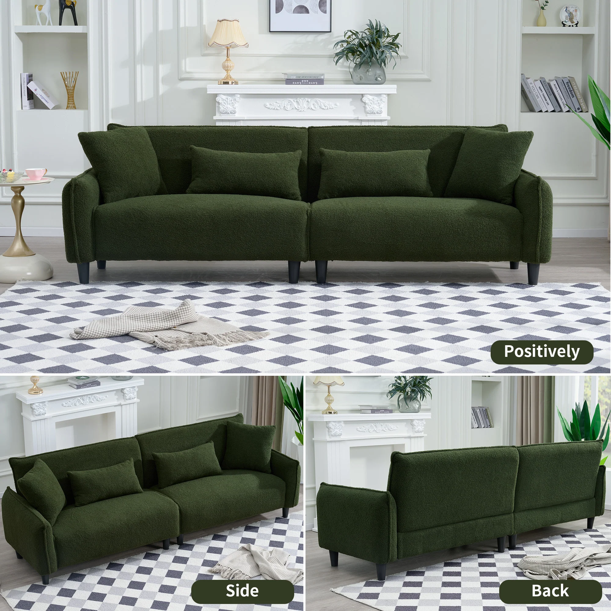 Teddy Velvet Sofa - Image 15