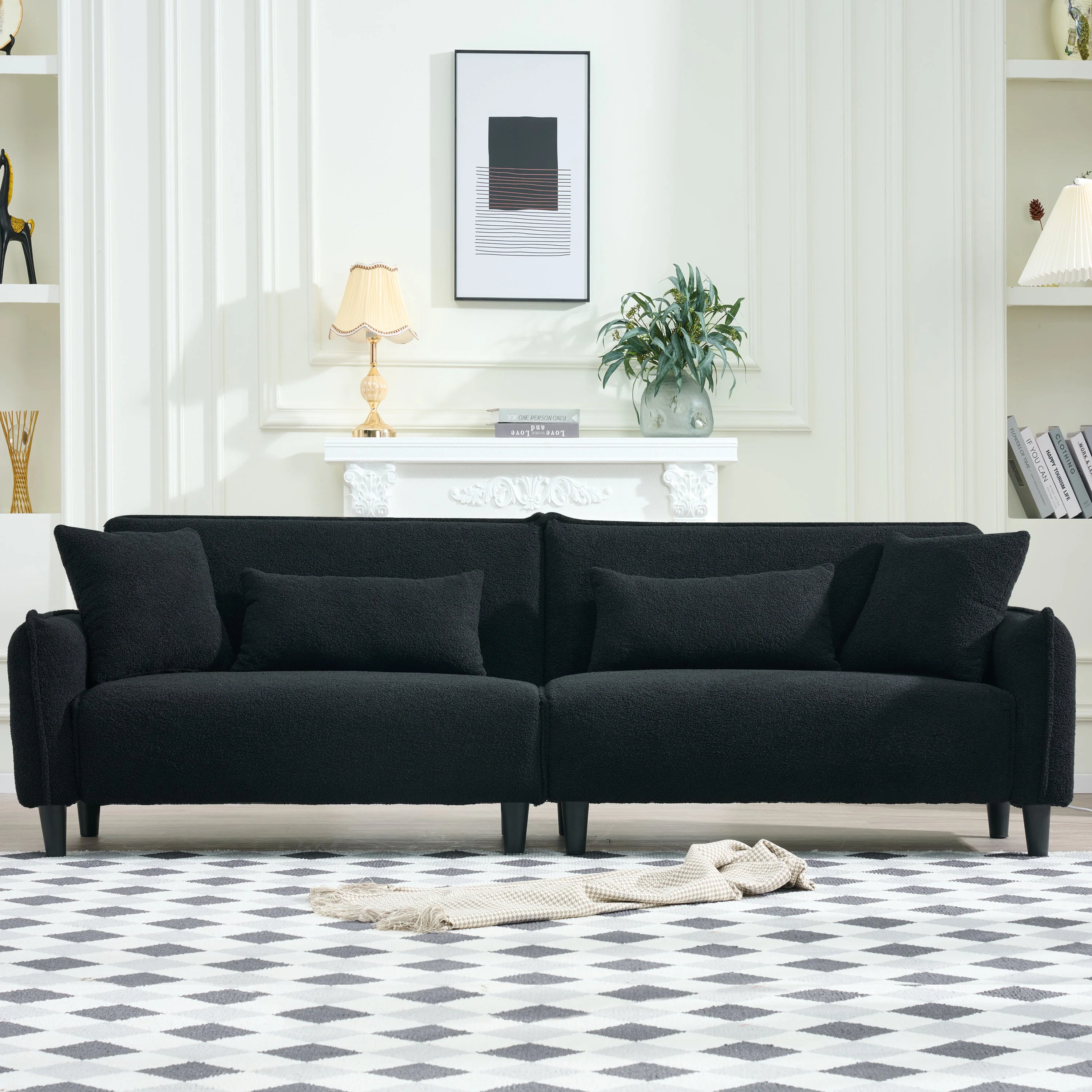 Teddy Velvet Sofa - Image 2