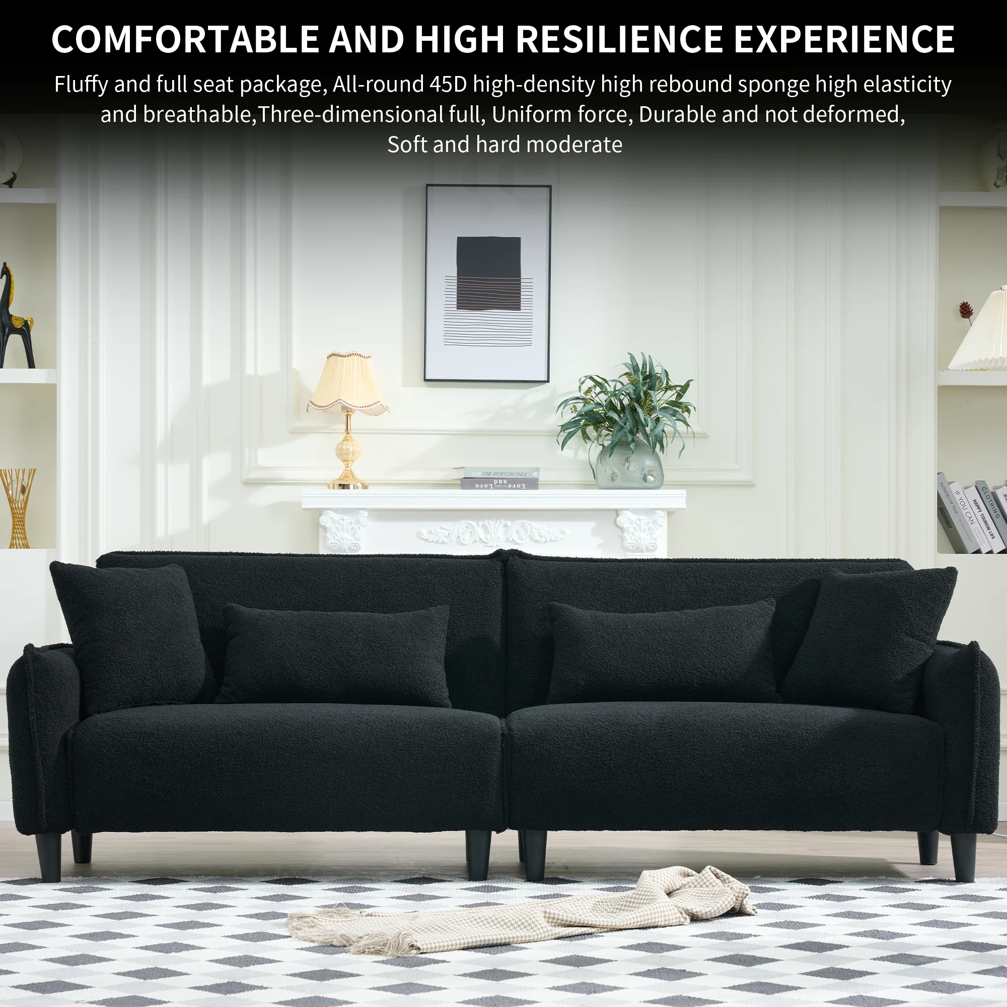 Teddy Velvet Sofa - Image 25
