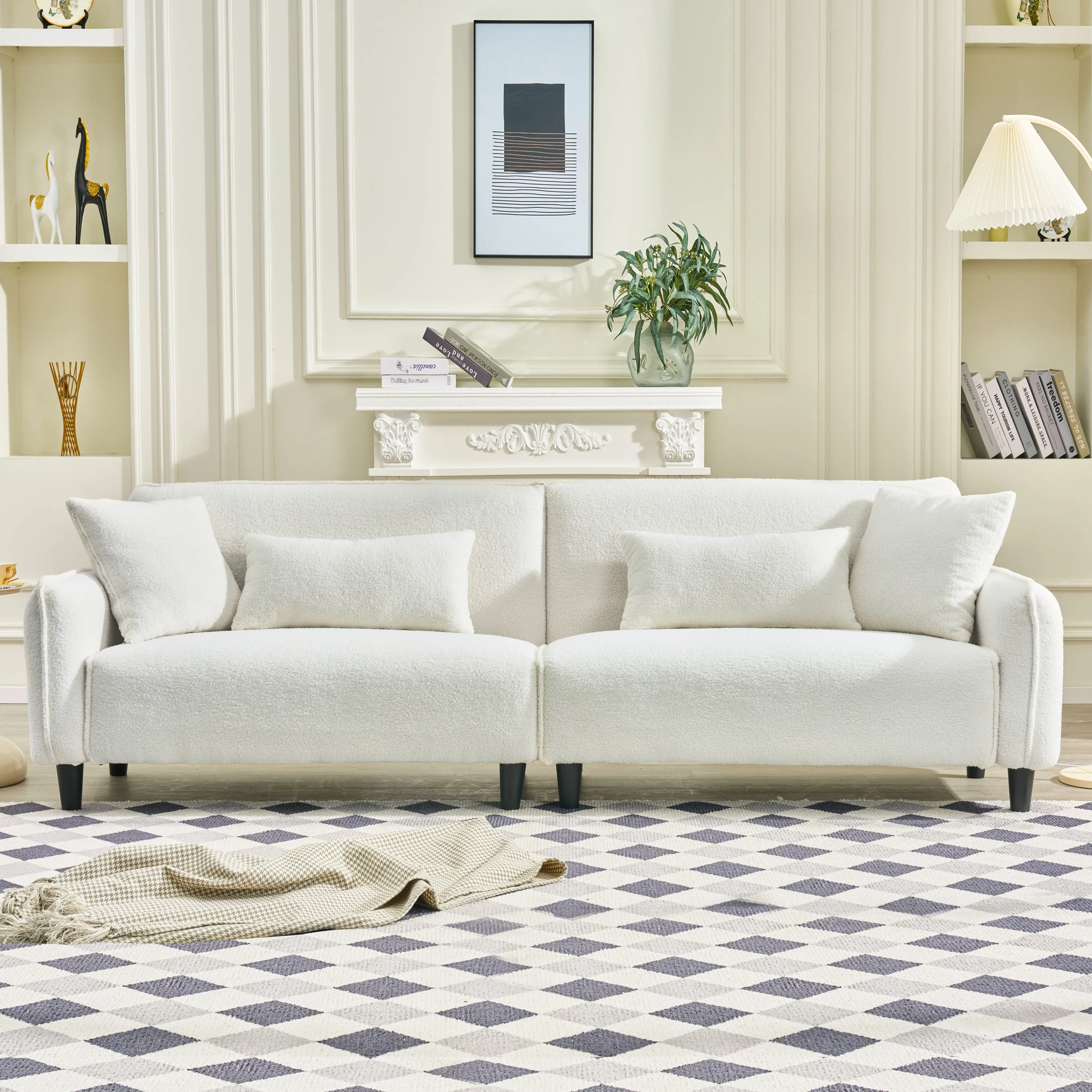 Teddy Velvet Sofa - Image 3
