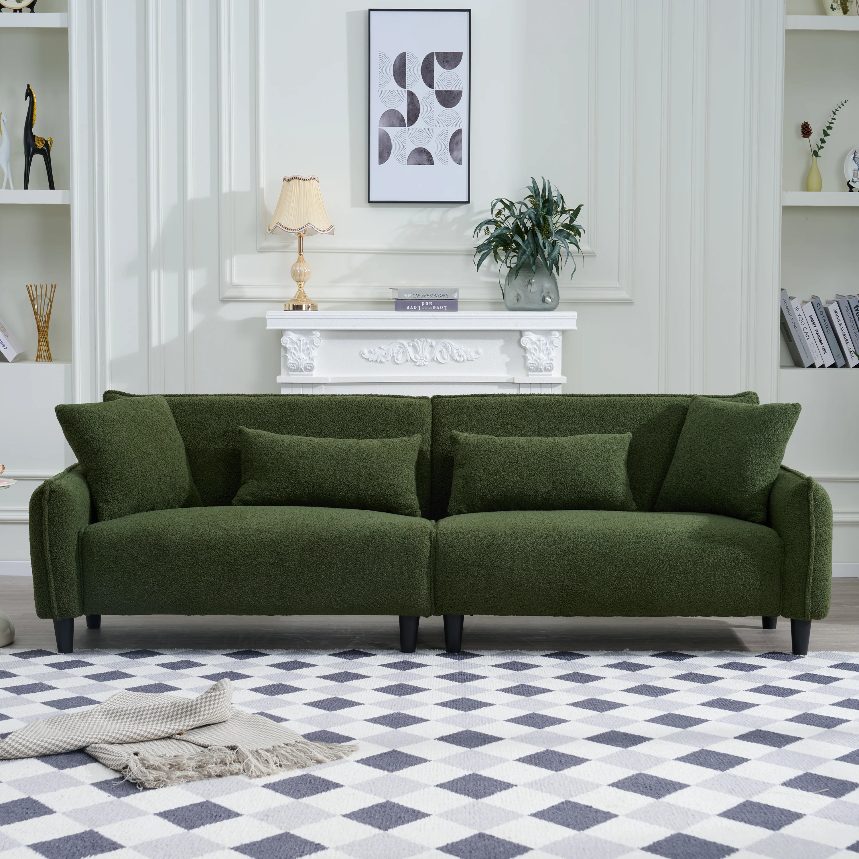 Teddy Velvet Sofa - Image 4