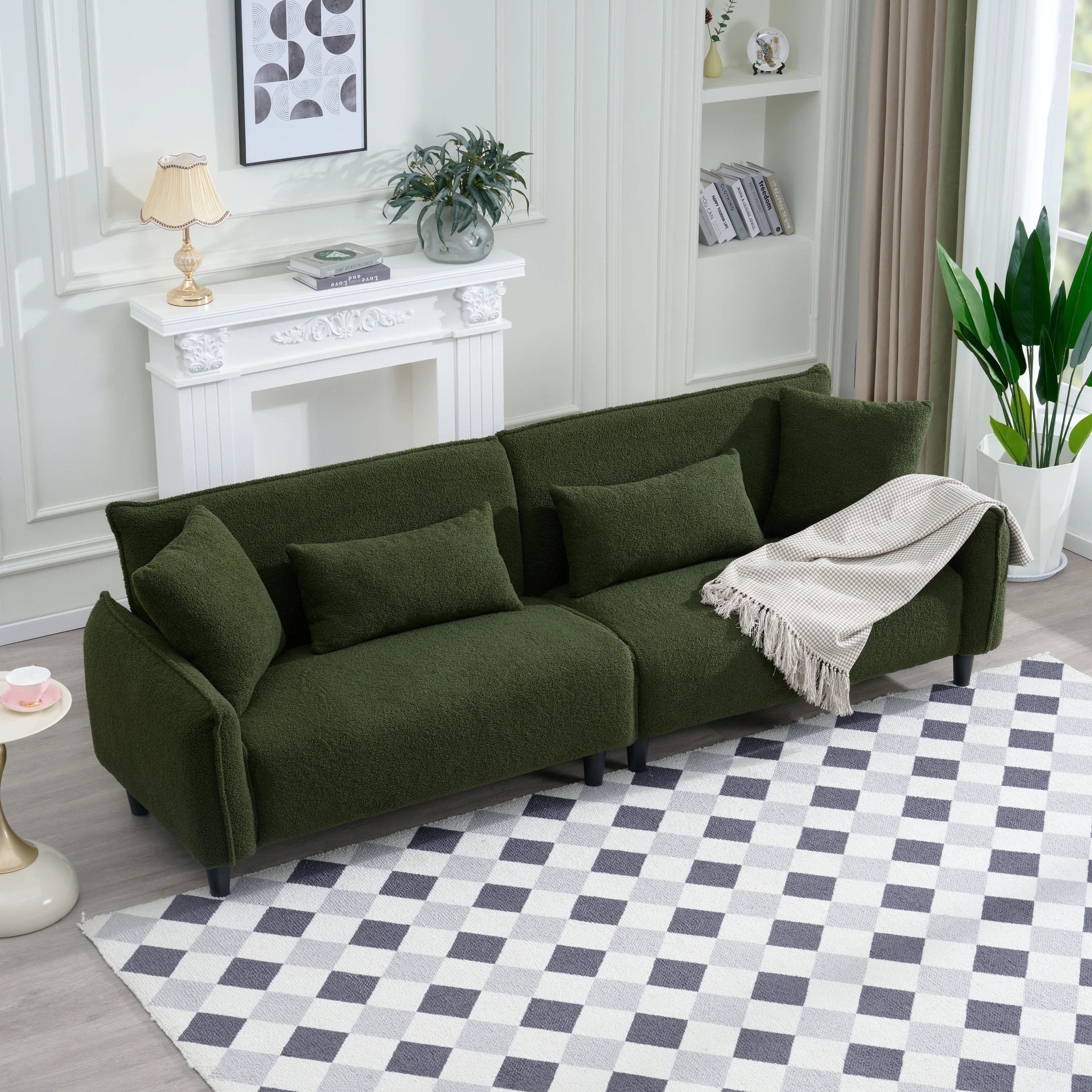 Teddy Velvet Sofa - Image 5