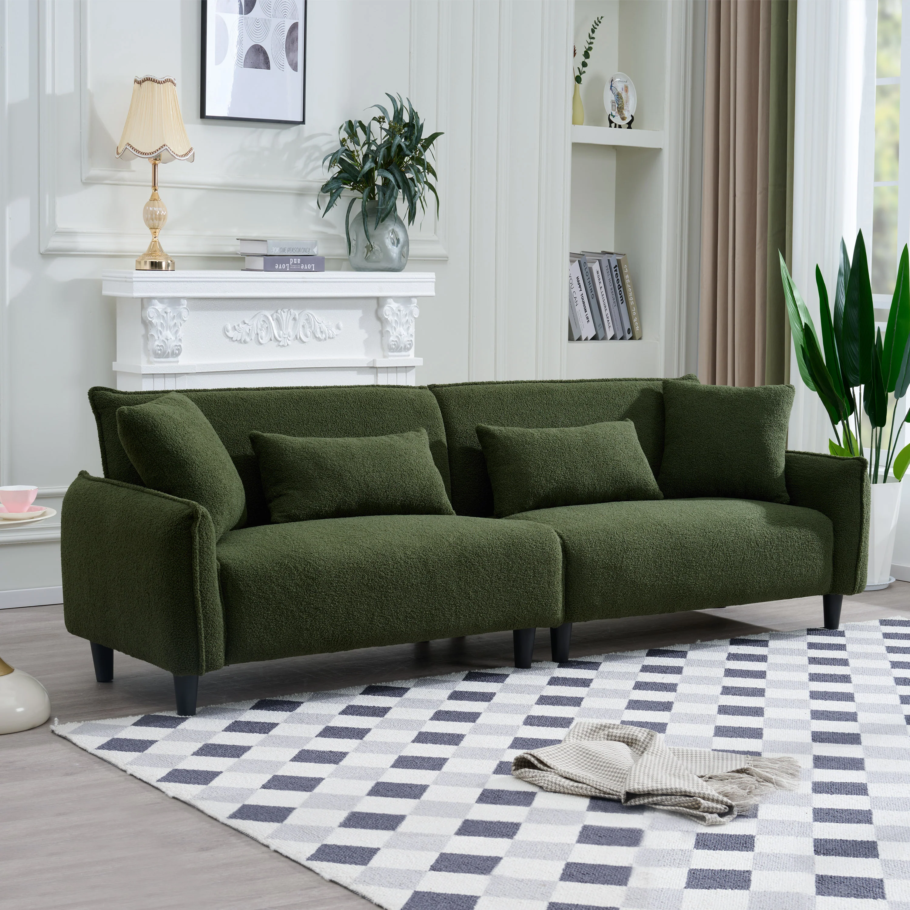 Teddy Velvet Sofa - Image 6