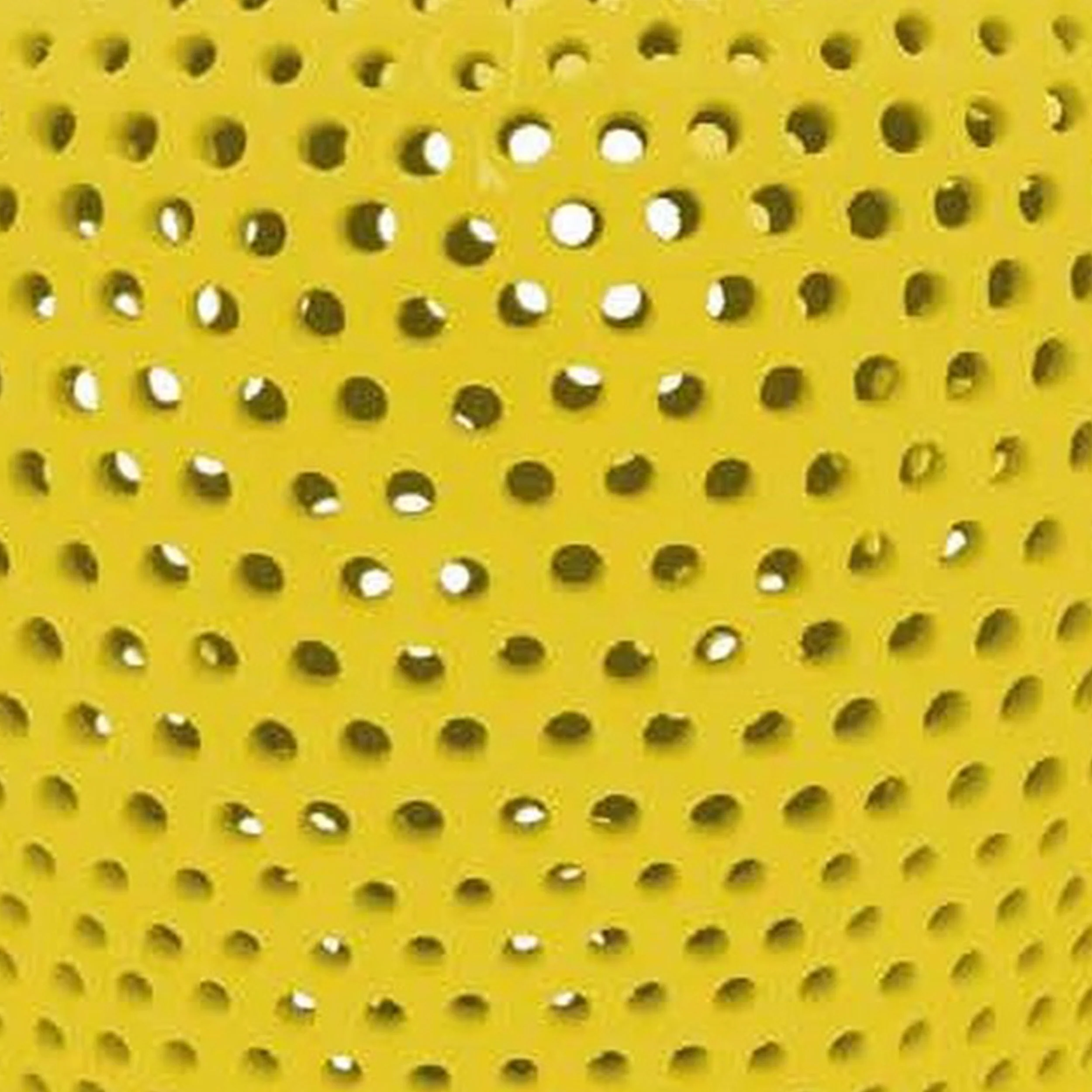 Deni Yellow Carved Cutout Lattice Lidded Ginger Jar - Image 6