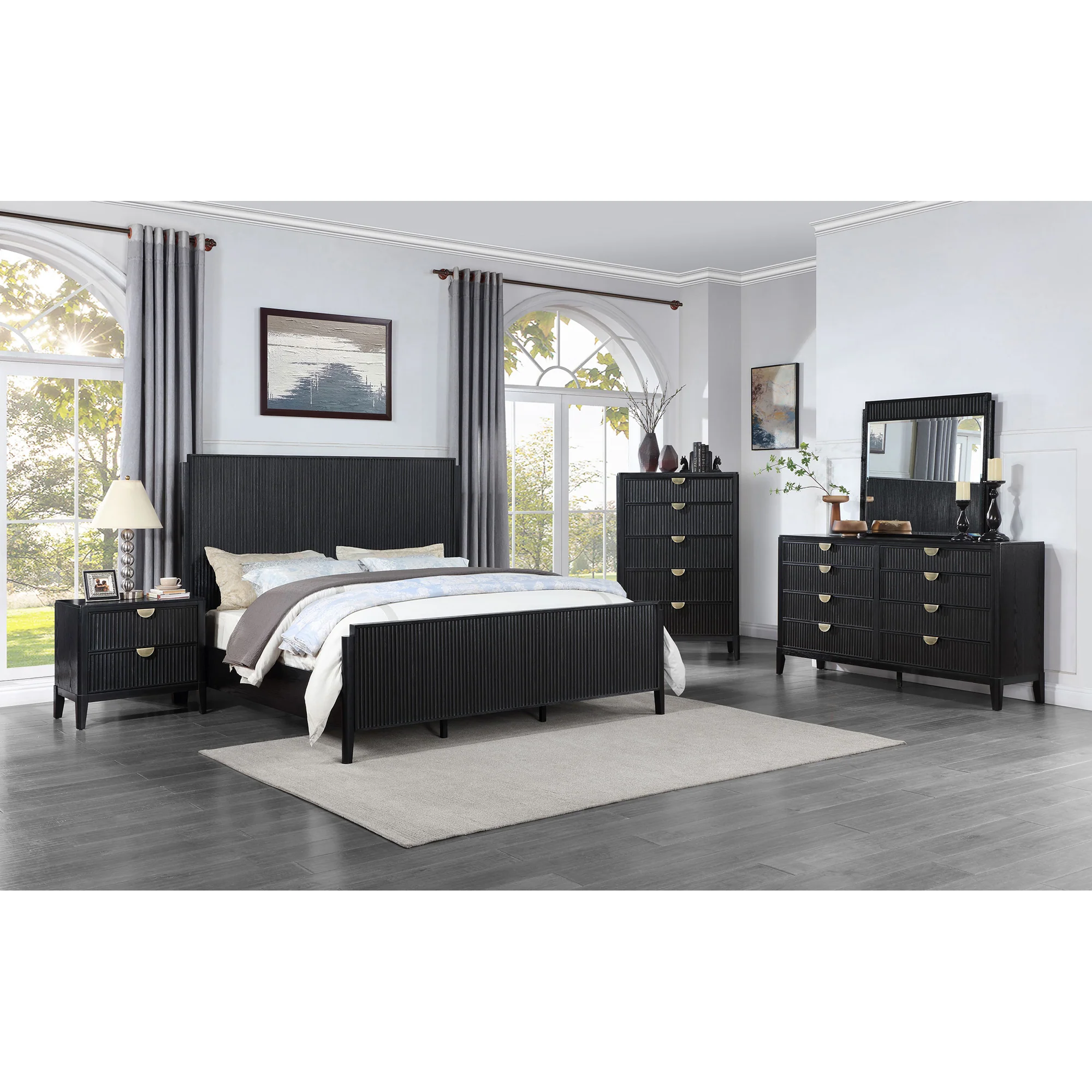 Mason Black 8-Drawer Dresser - Image 26