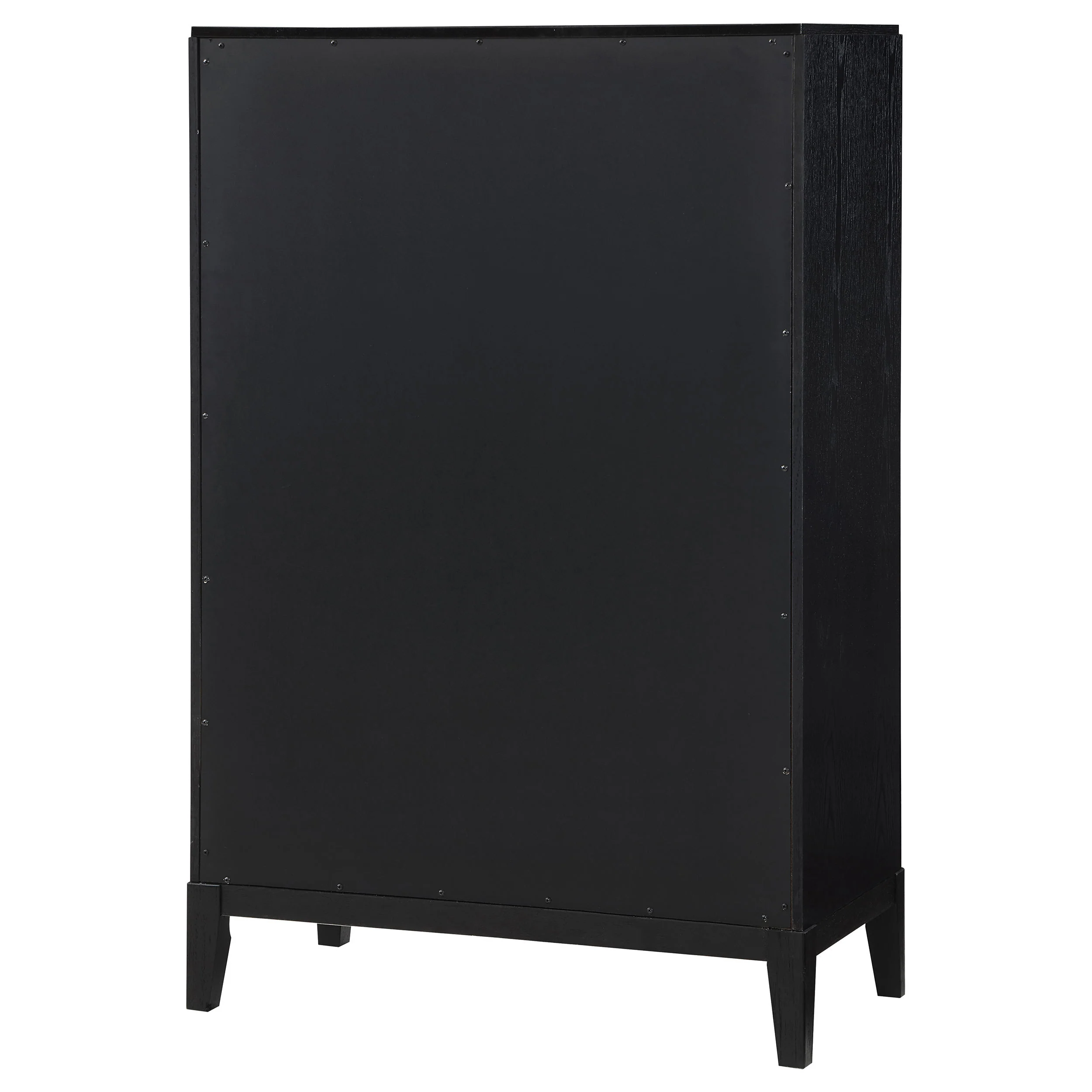 Mason Black 5-Drawer Chest - Image 6