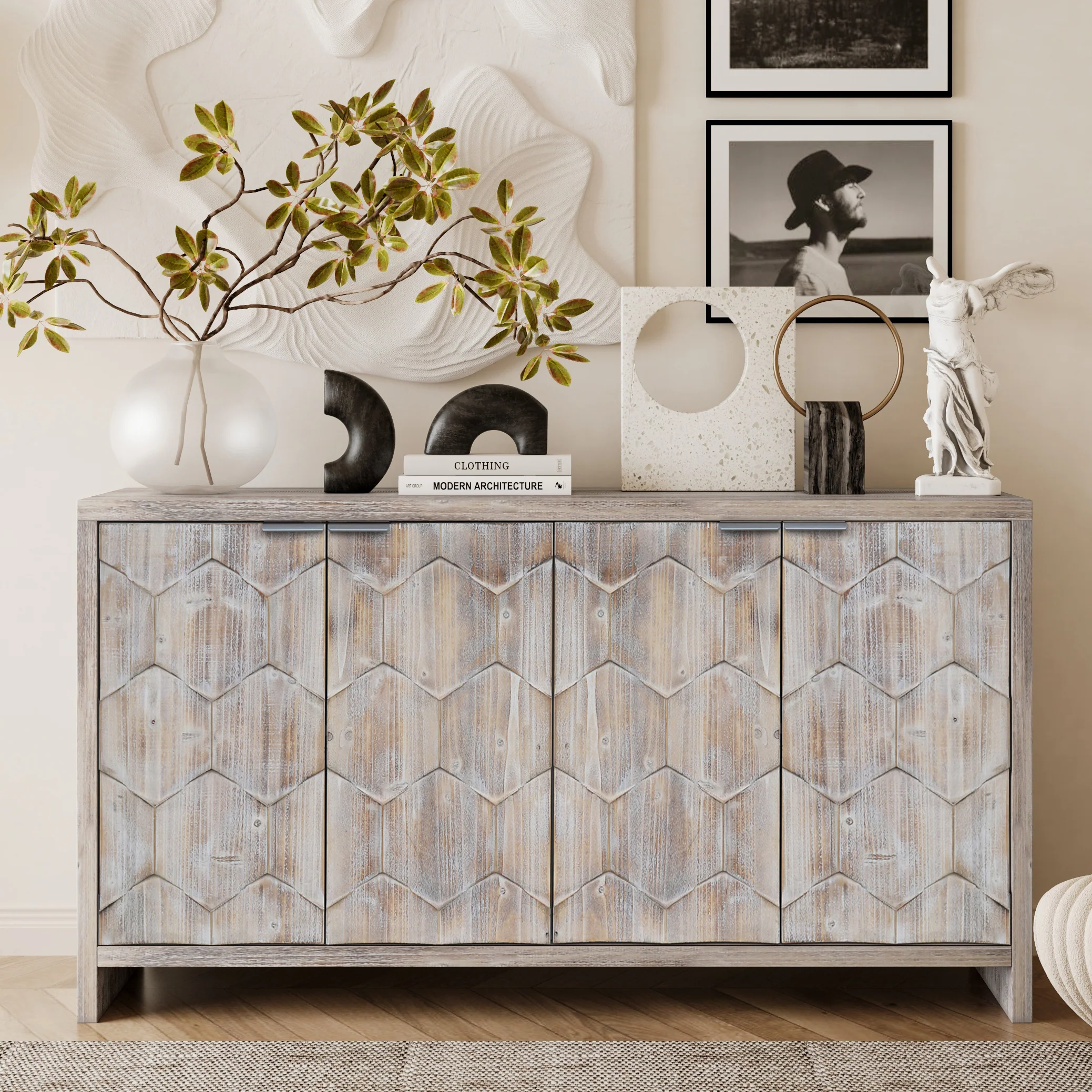 Modern Accent Sideboard
