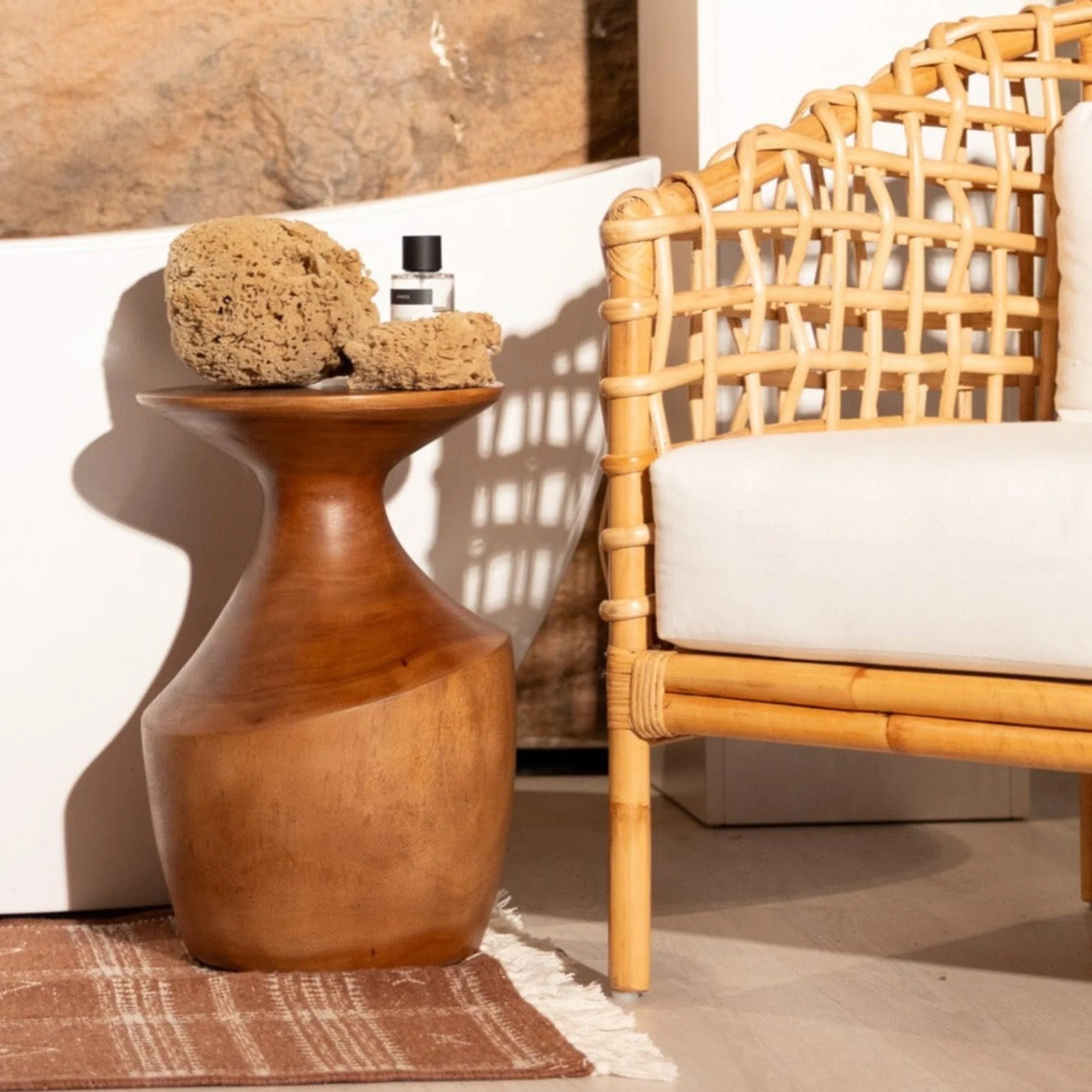 Allura Asymmetrical Side Table - Image 2