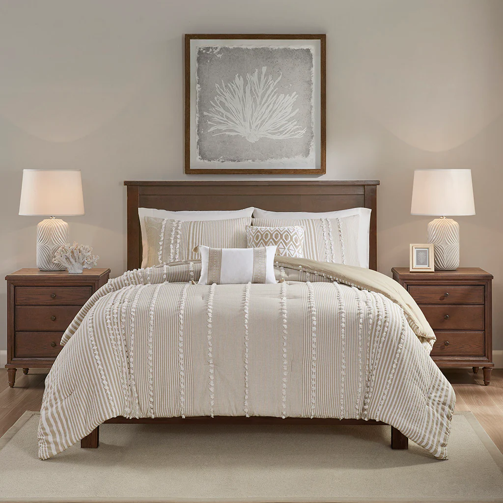 Anslee 3-Piece Cotton Yarn Dyed Comforter Set - Image 2