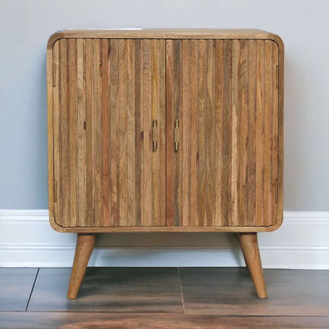 Architect 2 Doors Cabinet with Tapered Legs - Image 2