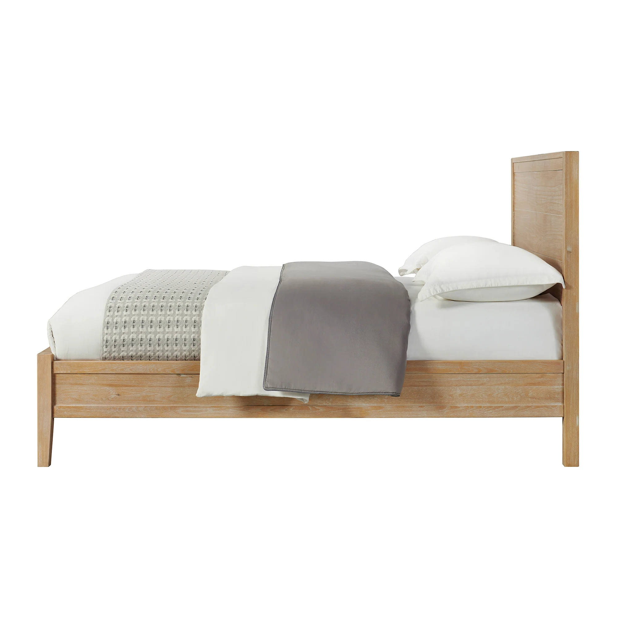 Arden 4-Piece Wood Bedroom Set with Bed, 2-Drawer Nightstand, 5-Drawer Chest, 6-Drawer Dresser - Image 14