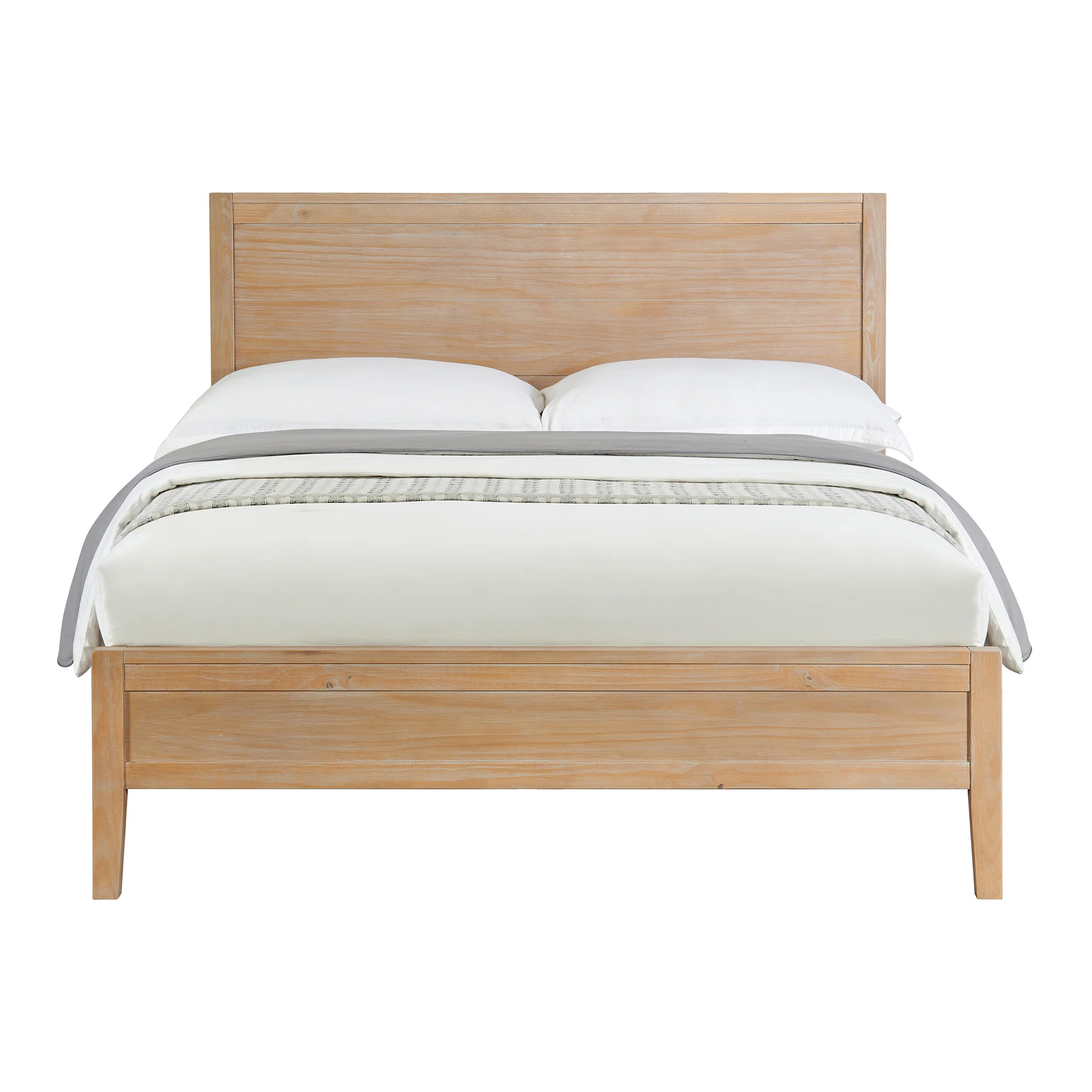 Arden 4-Piece Wood Bedroom Set with Bed, 2-Drawer Nightstand with open shelf, 5-Drawer Chest, 6-Drawer Dresser - Image 11