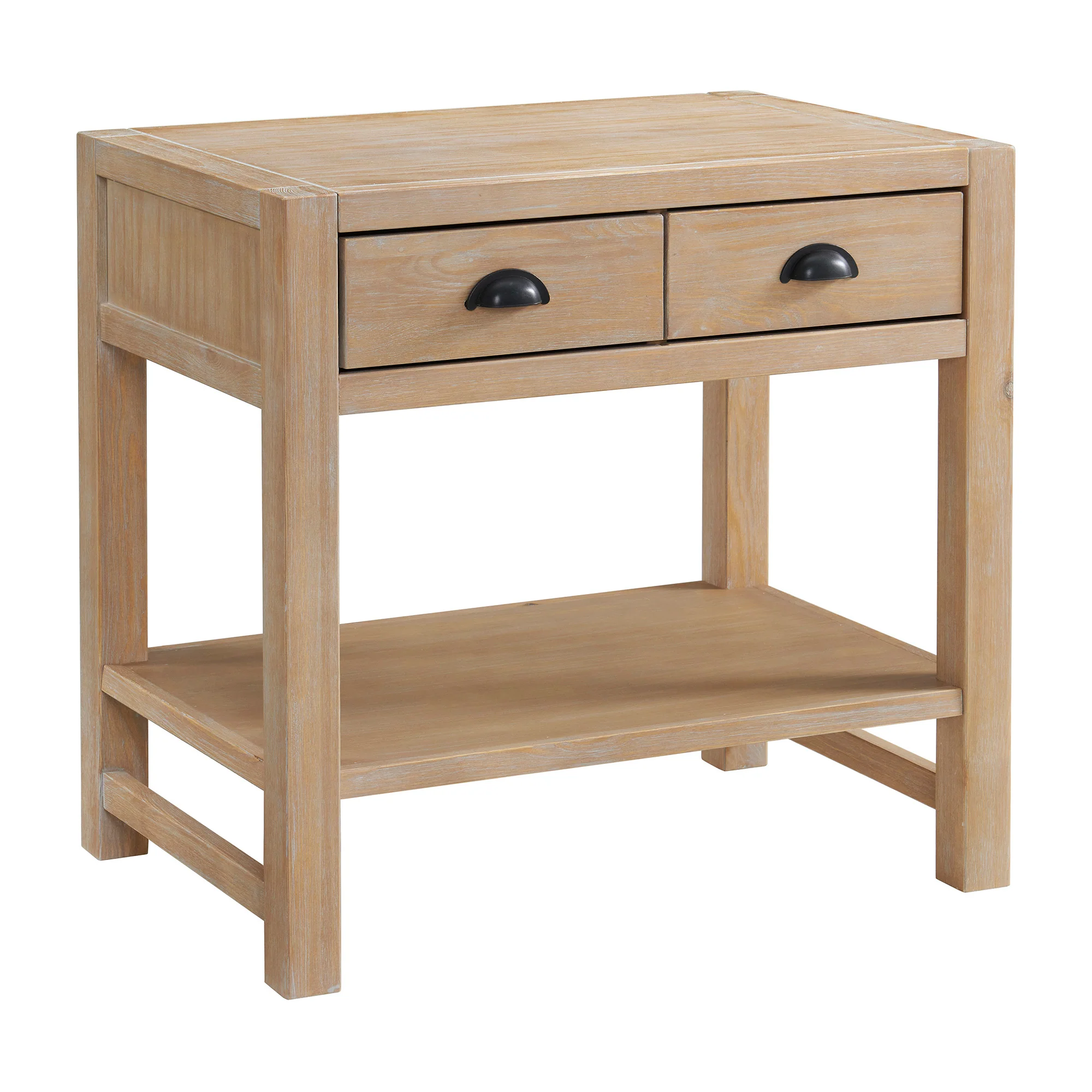 Arden 4-Piece Wood Bedroom Set with Bed, 2-Drawer Nightstand with open shelf, 5-Drawer Chest, 6-Drawer Dresser - Image 3