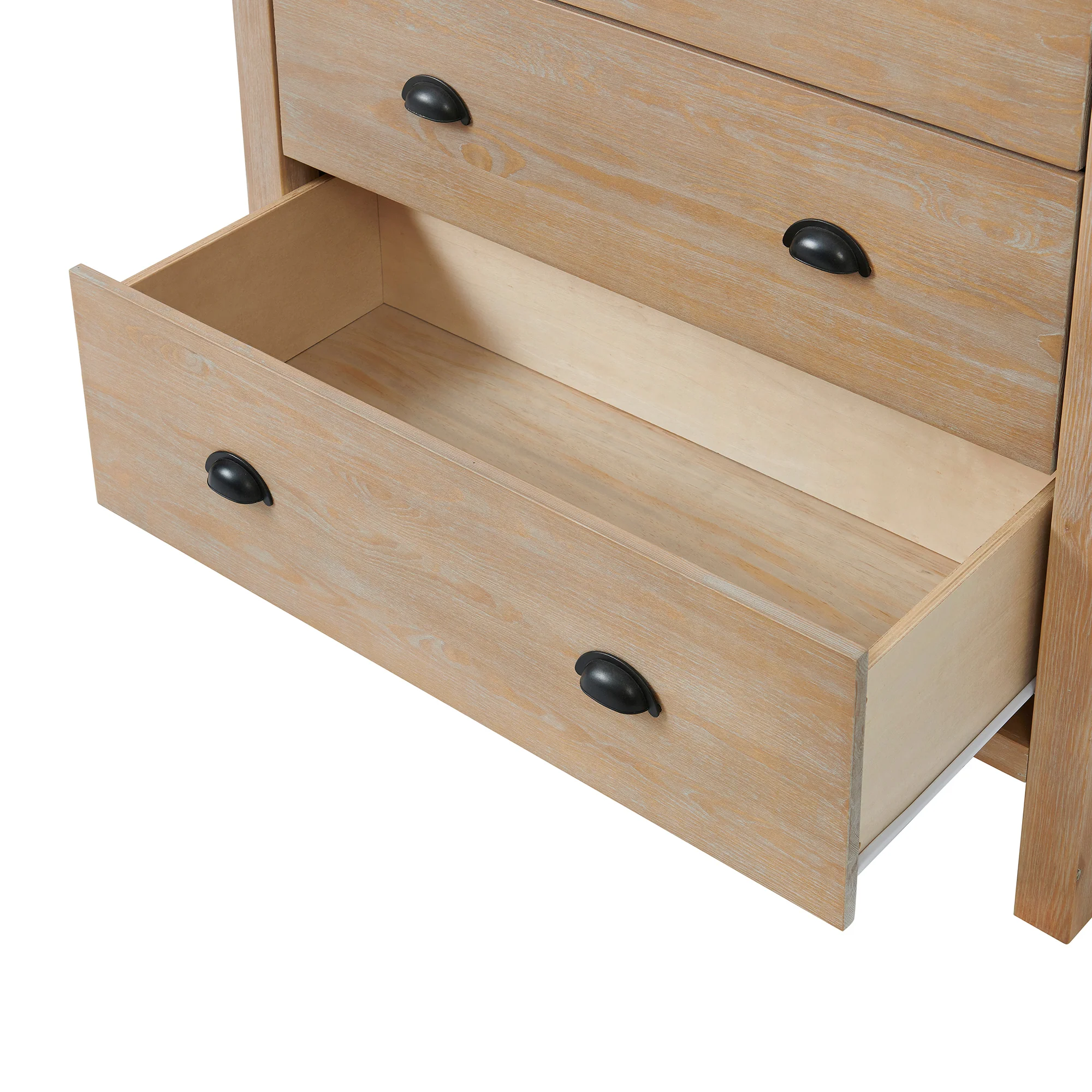 Arden 5-Piece Wood Bedroom Set with Bed, Two 2-Drawer Nightstand, 5-Drawer Chest, 6-Drawer Dresser - Image 20