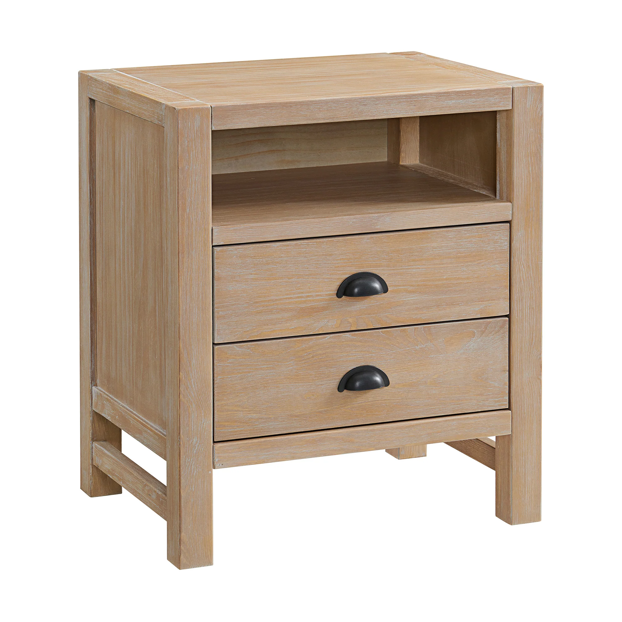 Arden 5-Piece Wood Bedroom Set with Bed, Two 2-Drawer Nightstand, 5-Drawer Chest, 6-Drawer Dresser - Image 3