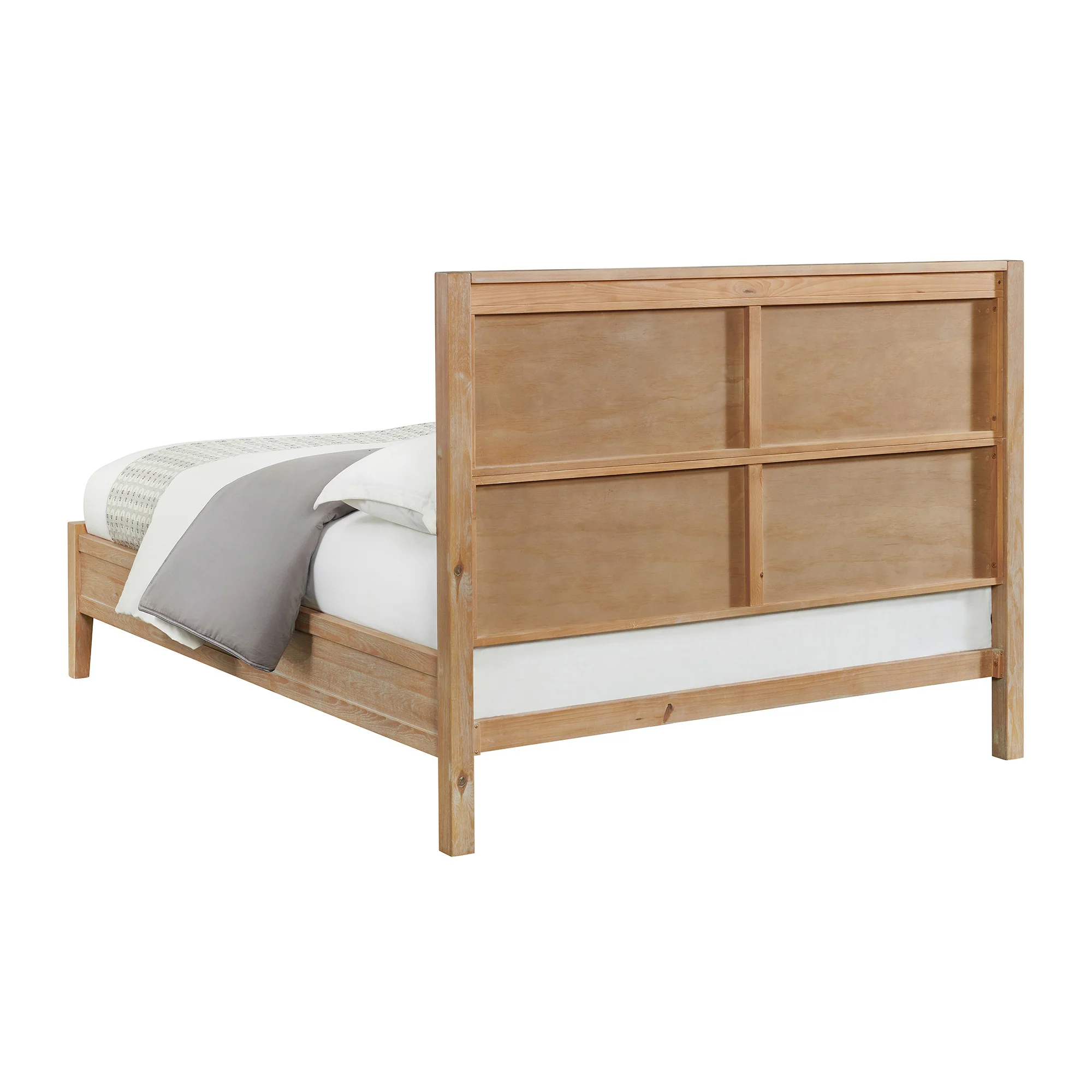 Arden 5-Piece Wood Bedroom Set with Bed, Two 2-Drawer Nightstand, 5-Drawer Chest, 6-Drawer Dresser - Image 7