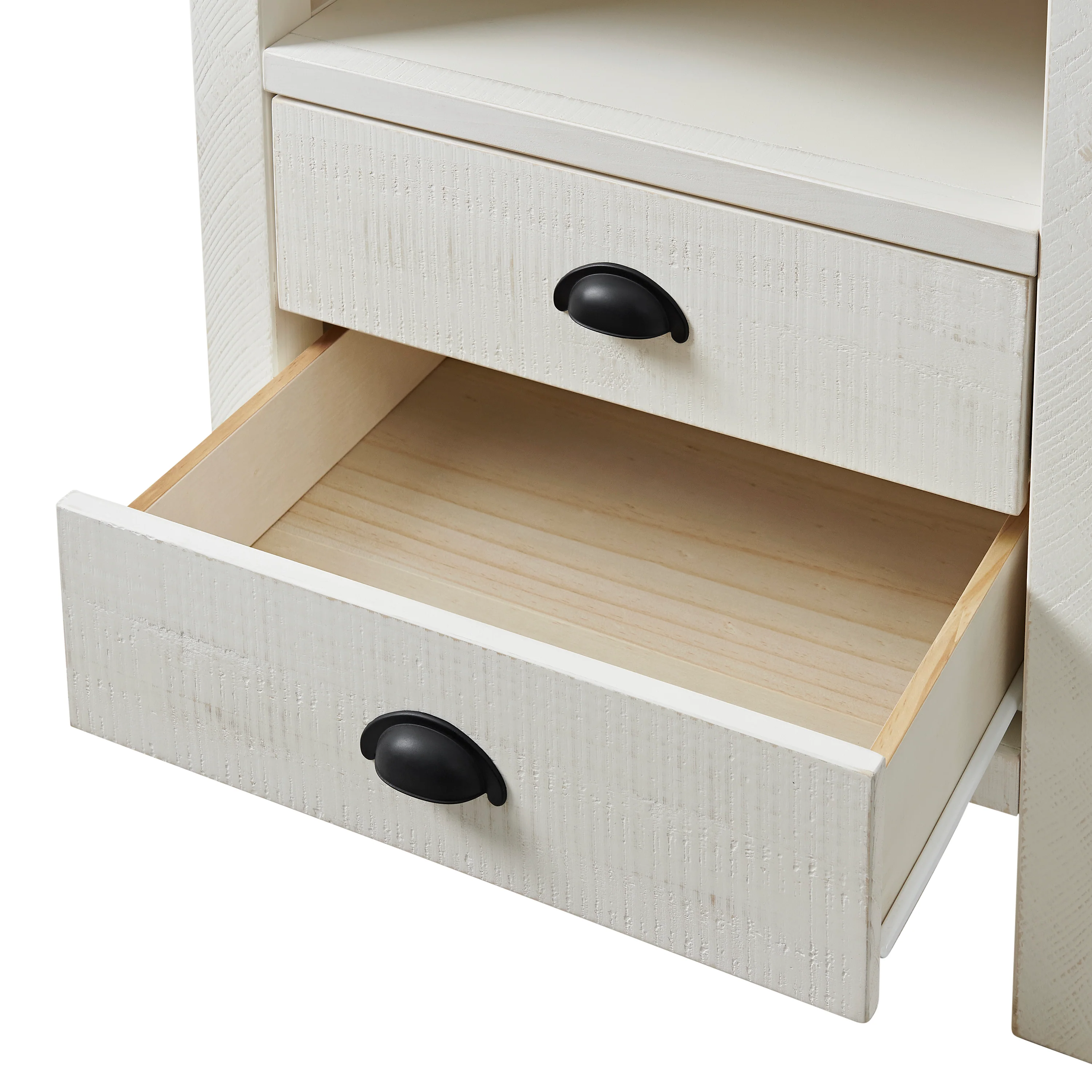Arden 5-Piece Wood Bedroom Set with Bed, Two 2-Drawer Nightstand, 5-Drawer Chest, 6-Drawer Dresser - Image 28