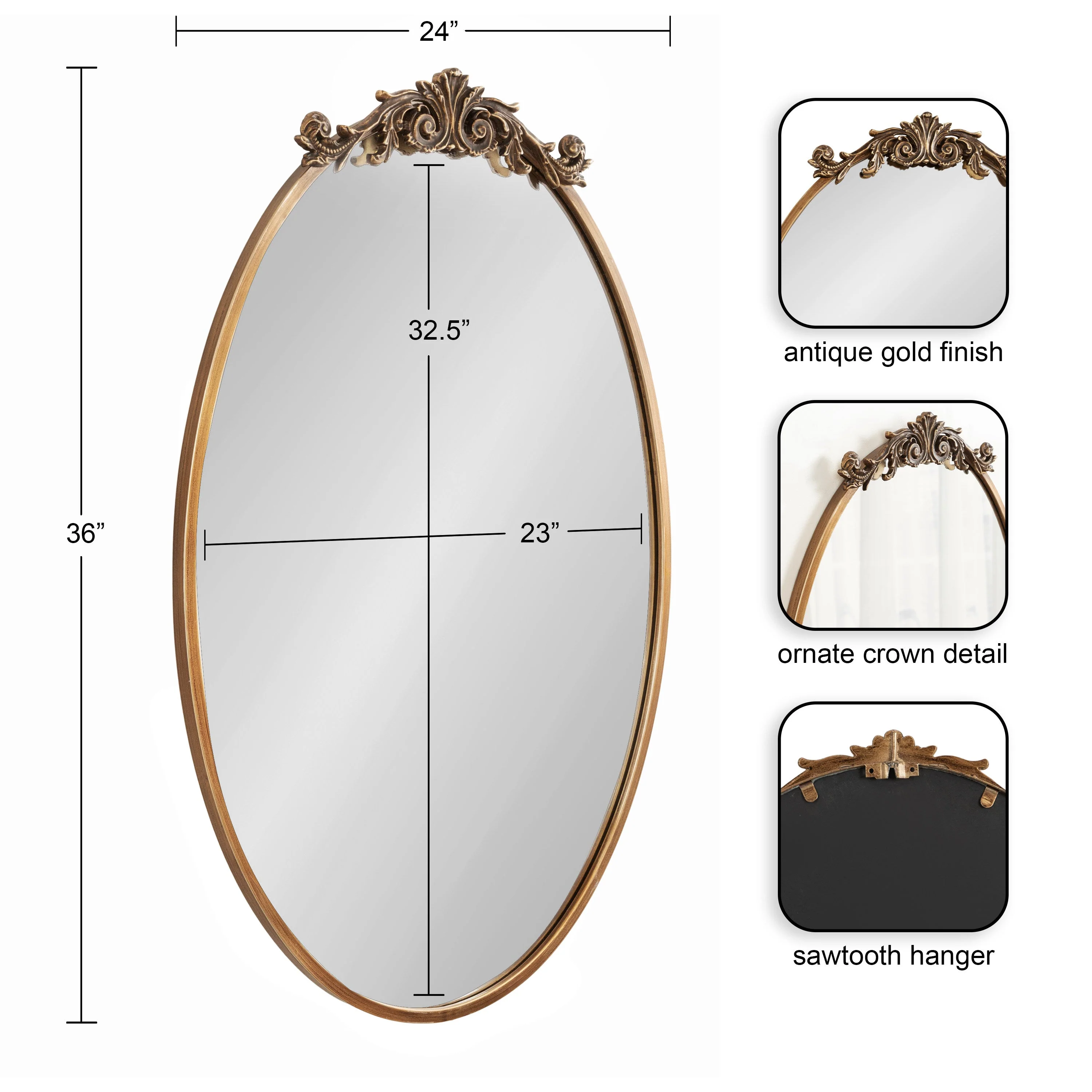 Arendahl Glam Ornate Mirror - Image 84