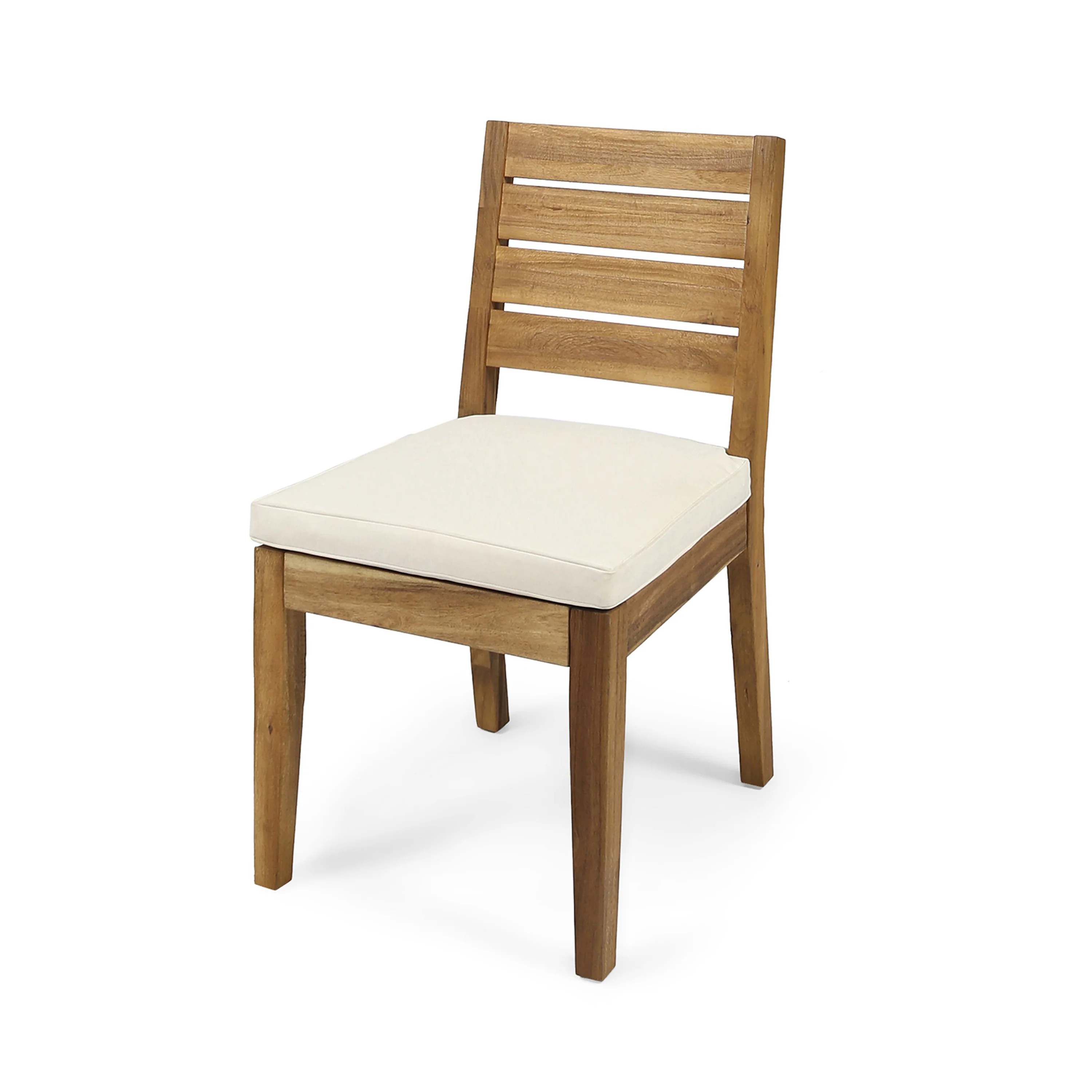 Armless Outdoor Dining Chairs, Set of 2 - Image 8