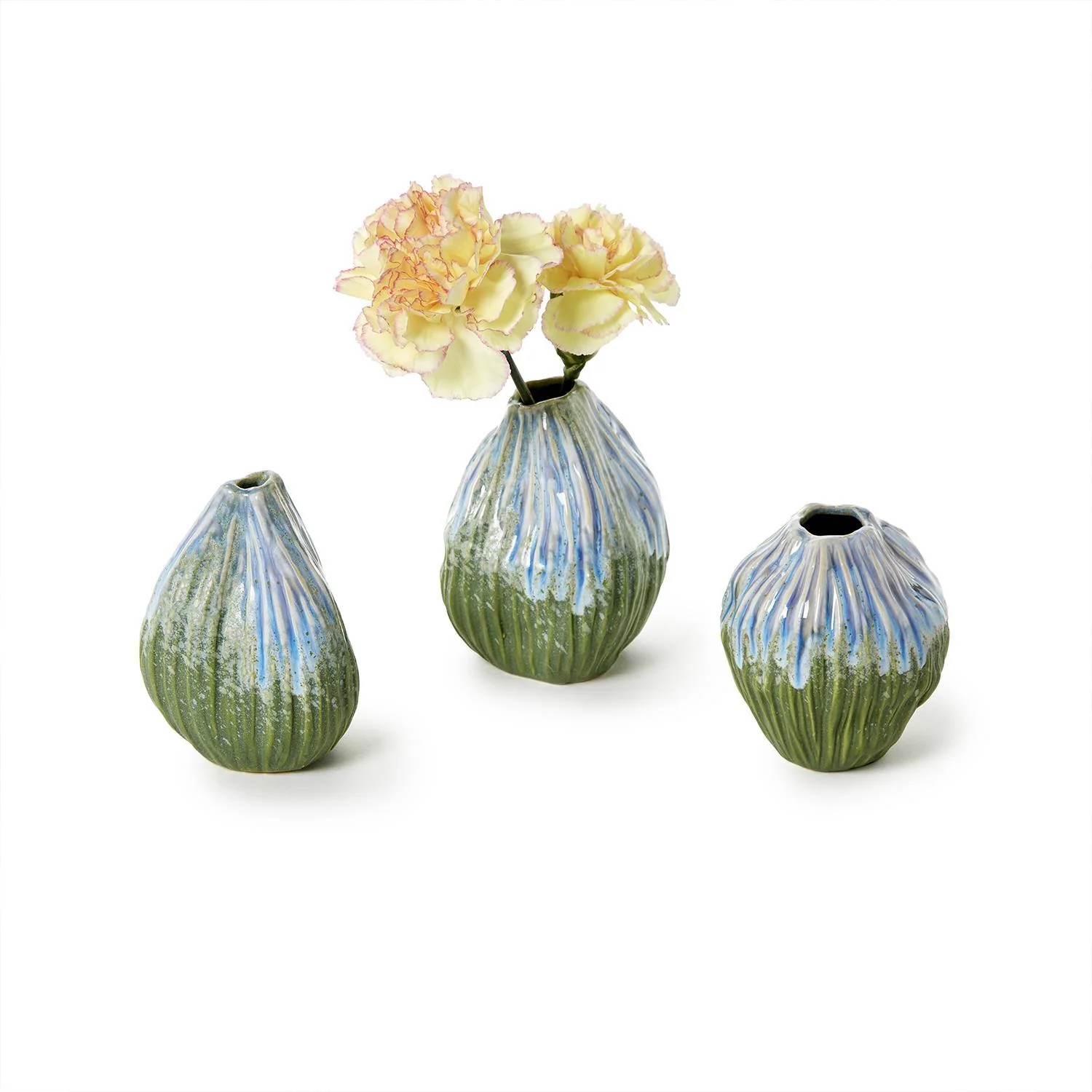 Artisanal Bud Vase, Set of 3