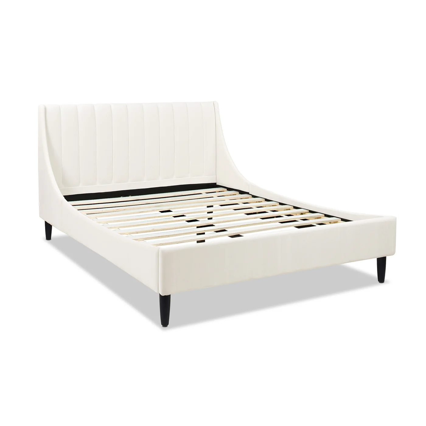 Asphodel Upholstered Platform Bed with Channel Tufted Headboard - Image 25