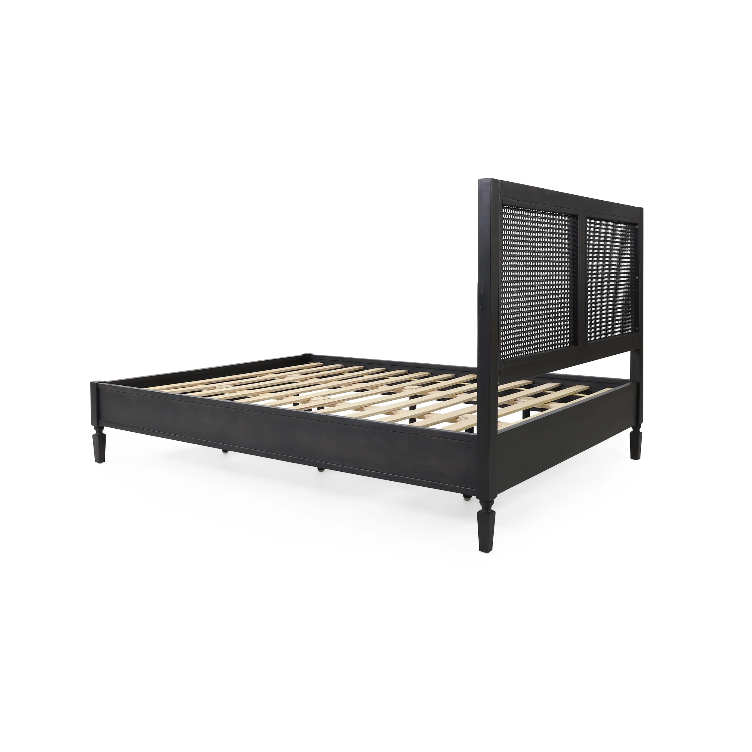 Balikos Solid Wood Queen Bed - Image 5