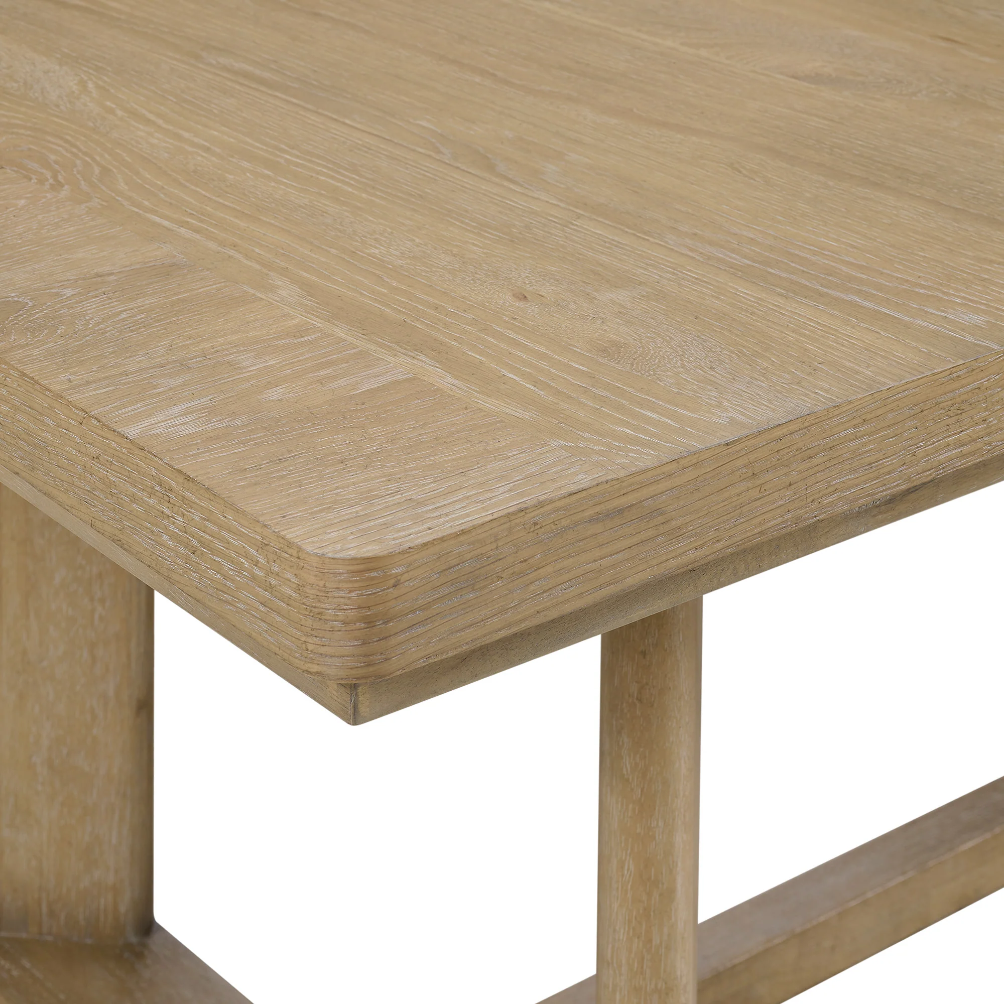 Bandolax 80" Rectangular Dining Table with Trestle Base - Image 4