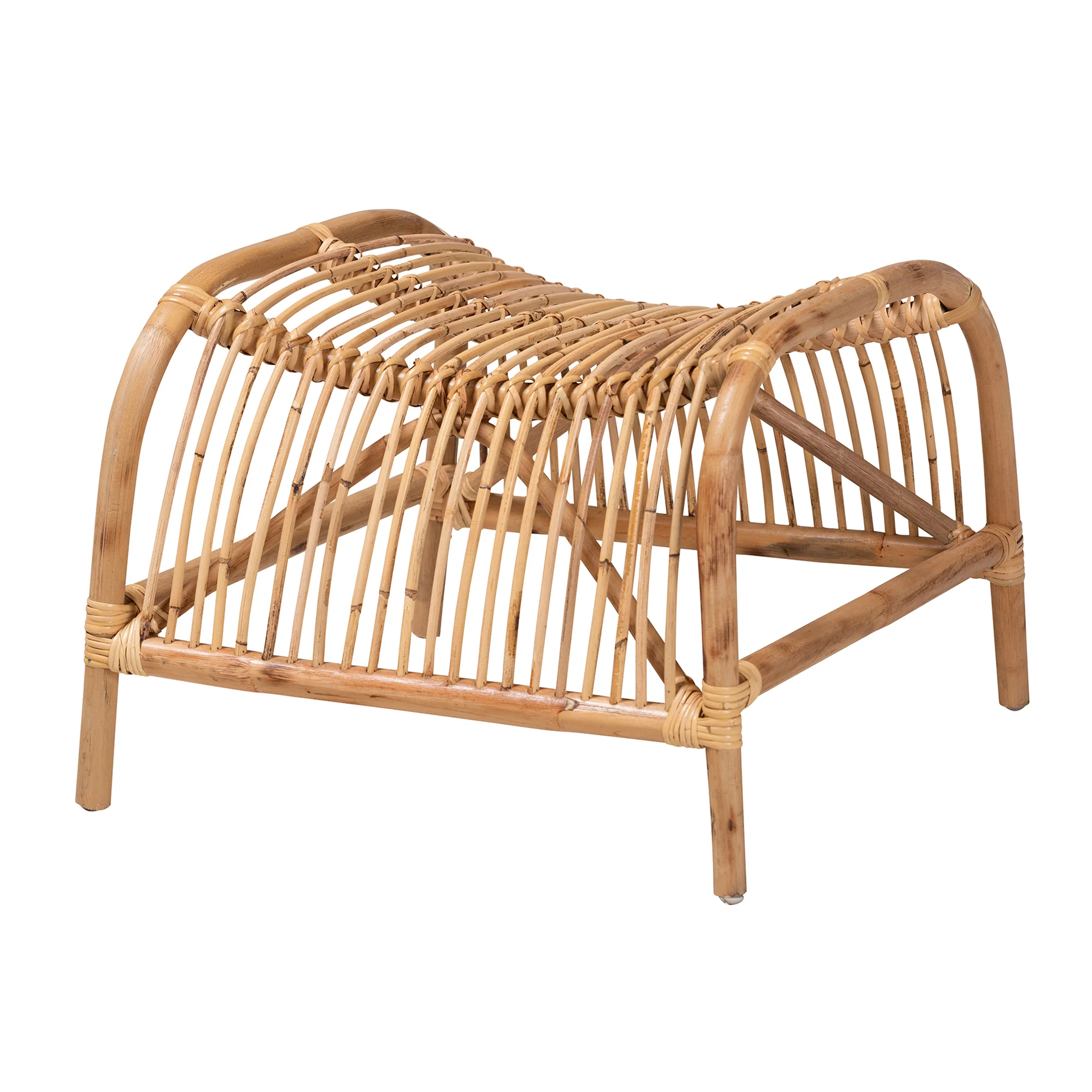 Banyan Handwoven Rattan Bench