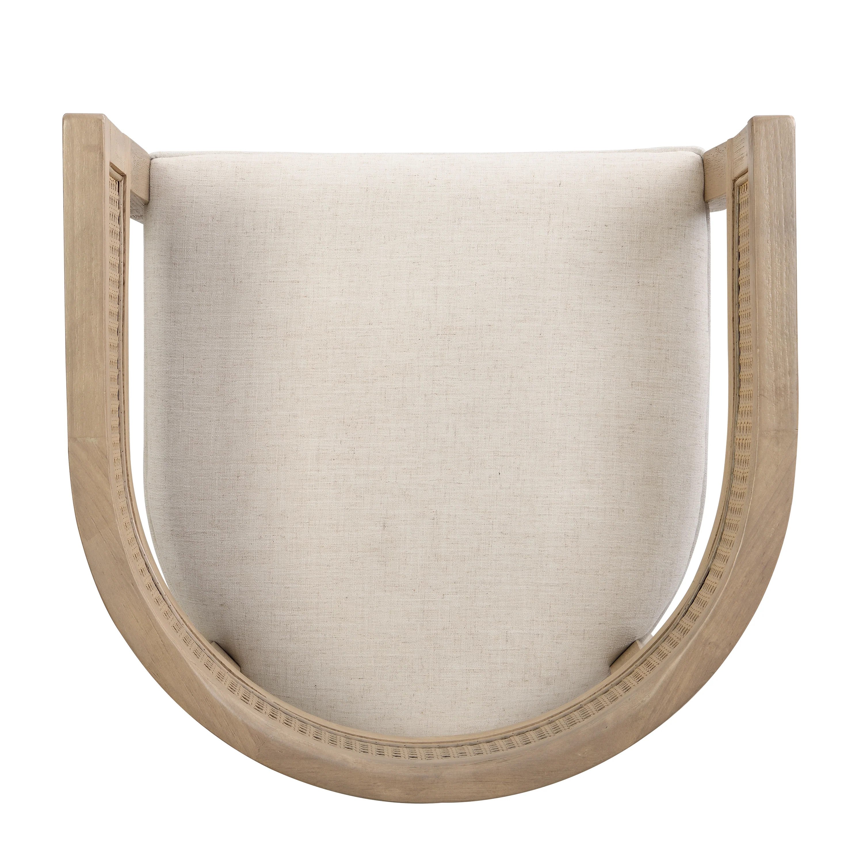 Barrel Dining Chair with Rattan Back, Set of 2 - Image 34