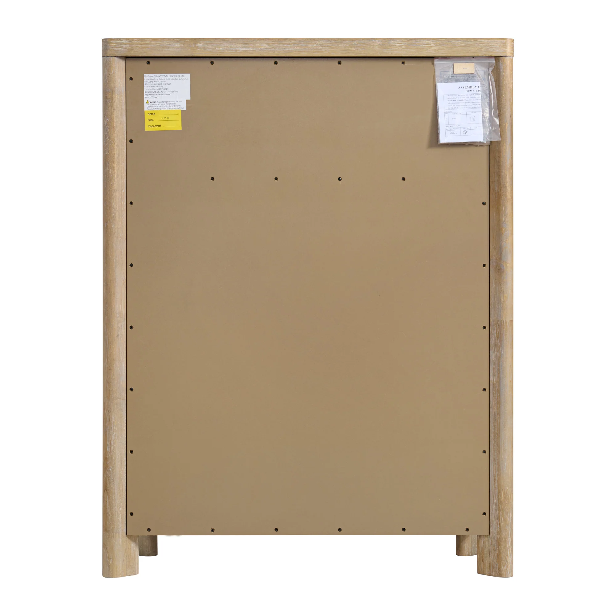 Tan 6-Drawer Chest - Image 14