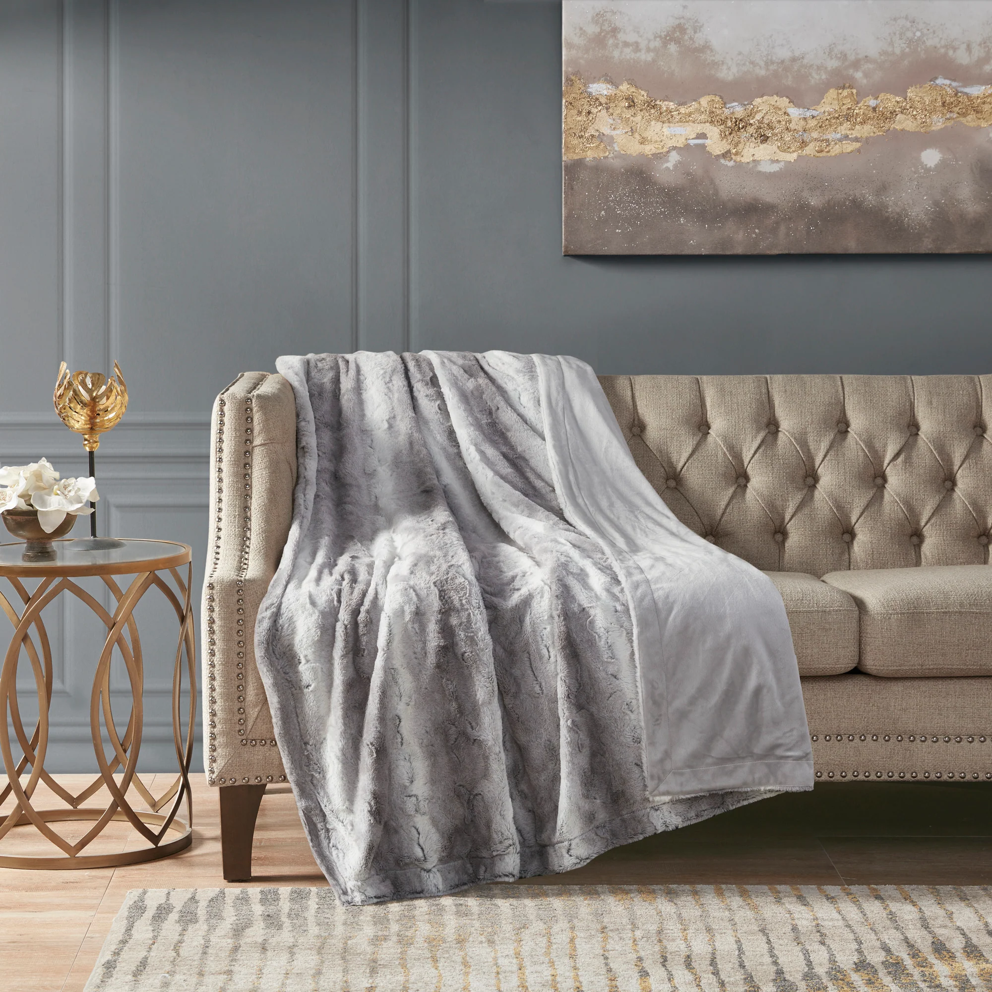 Faux Fur Throw - Image 3