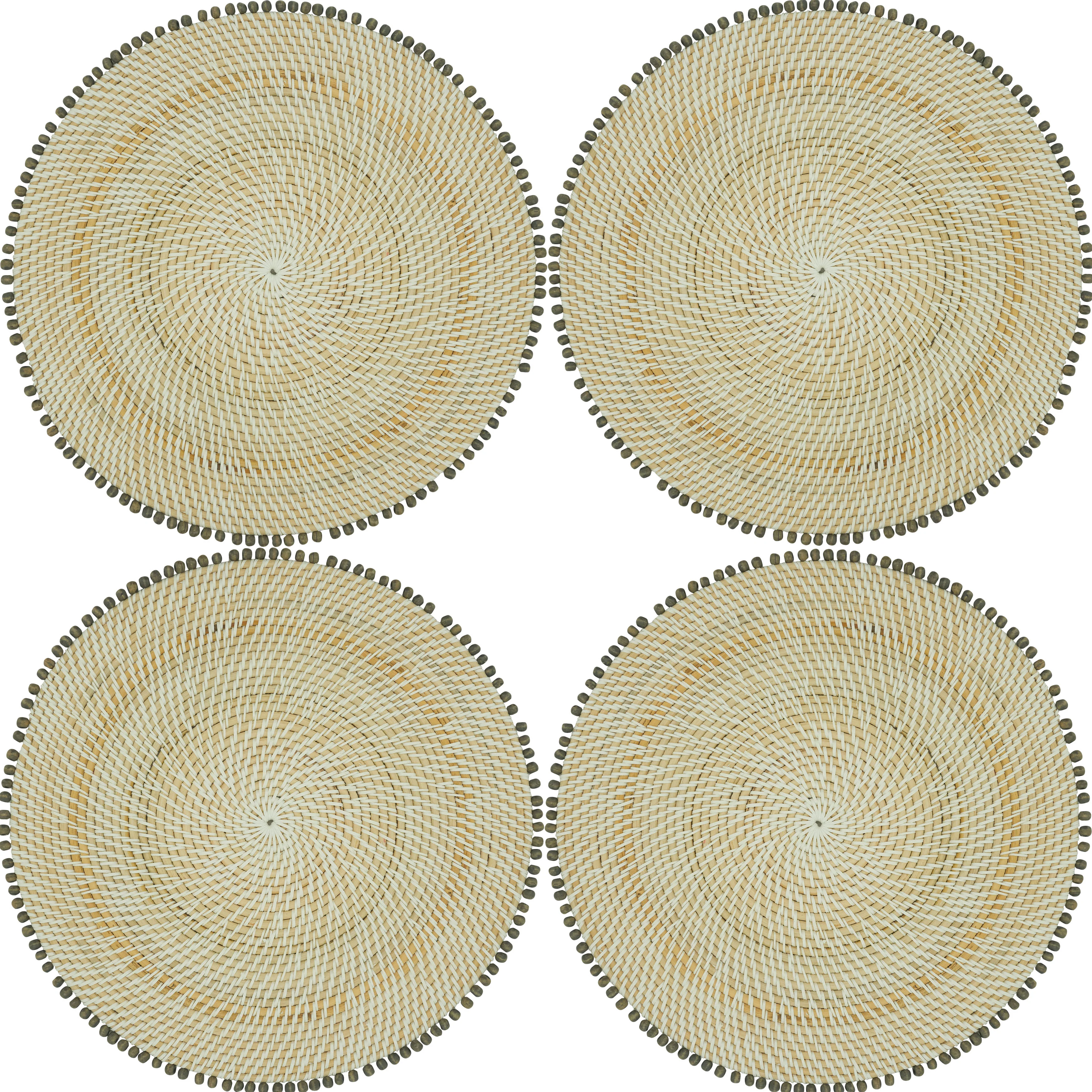Beaded Edge Table Placemat, Set of 4 - Image 4