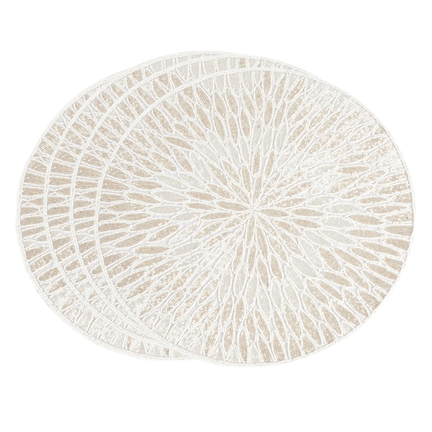 Beaded Floral Design Placemat, Set of 4 - Image 15
