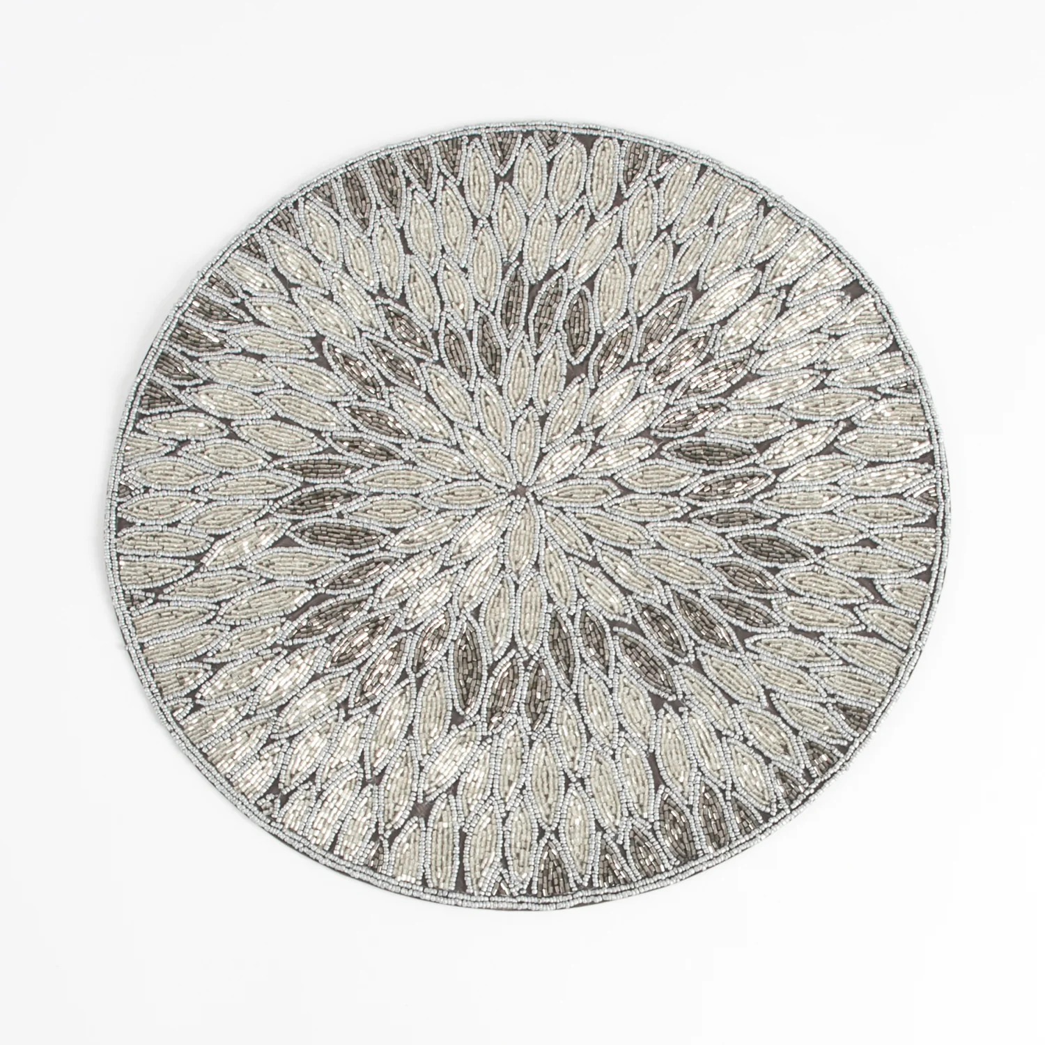 Beaded Floral Design Placemat, Set of 4 - Image 8